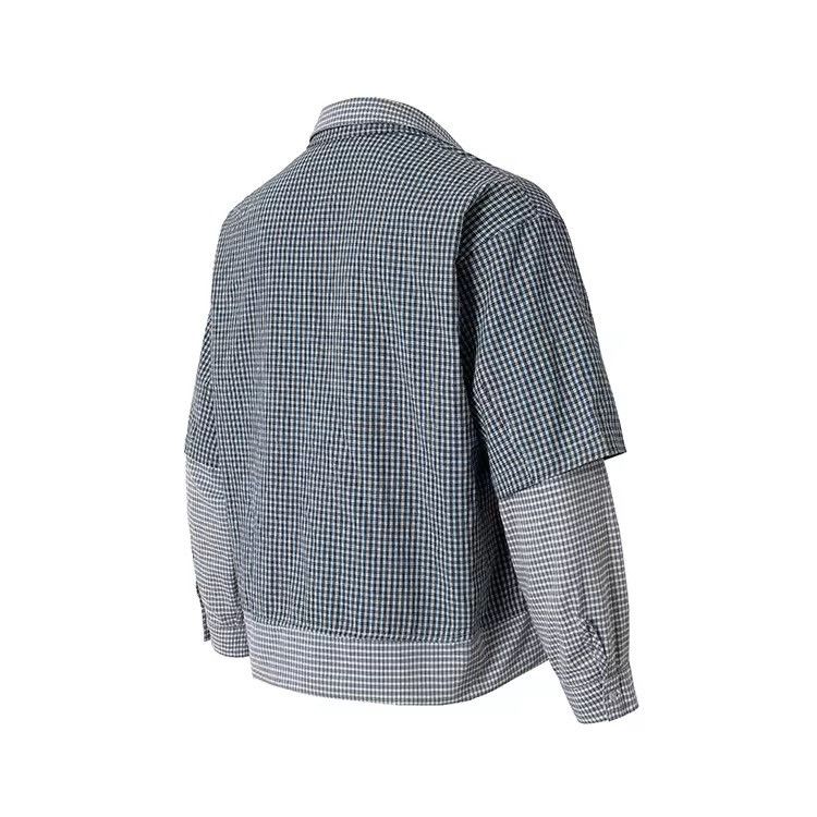Vintage Patchwork Streetwear Plaid Oversize School Shirt Blouse Size US XXL / EU 58 / 5 - 4 Thumbnail