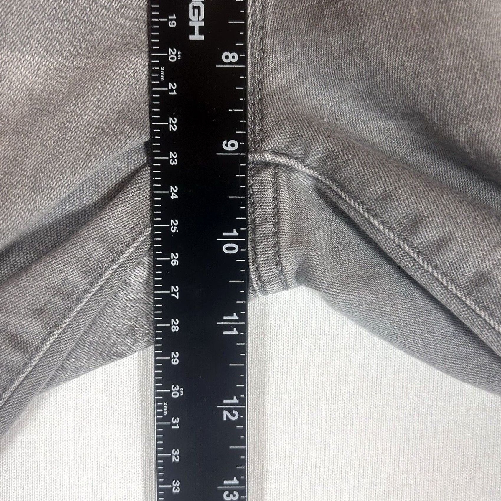 J.Crew J. Crew Mercantile Womens Jeans Skinny Mid Rise 29 Grey Charcoal Wash Denim Pocket 5-Pocket Regular Rise Stretch Cotton Blend Spandex Size 29" - 7 Thumbnail