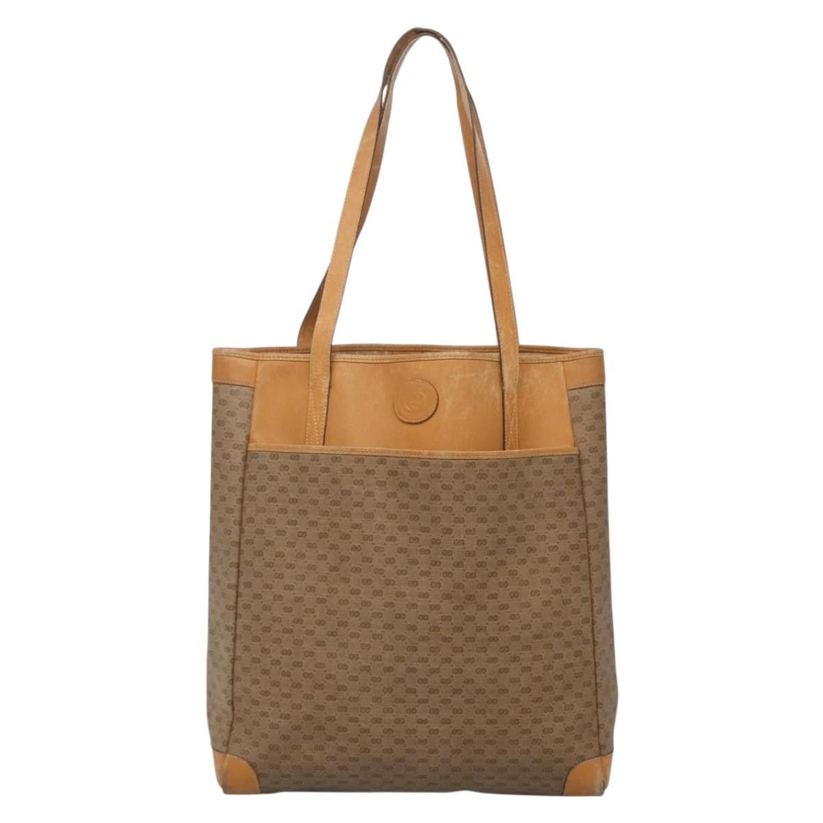 Gucci GUCCI Micro GG Canvas Tote Bag Pvc Beige Gold 002 123 002 Size ONE SIZE - 2 Thumbnail