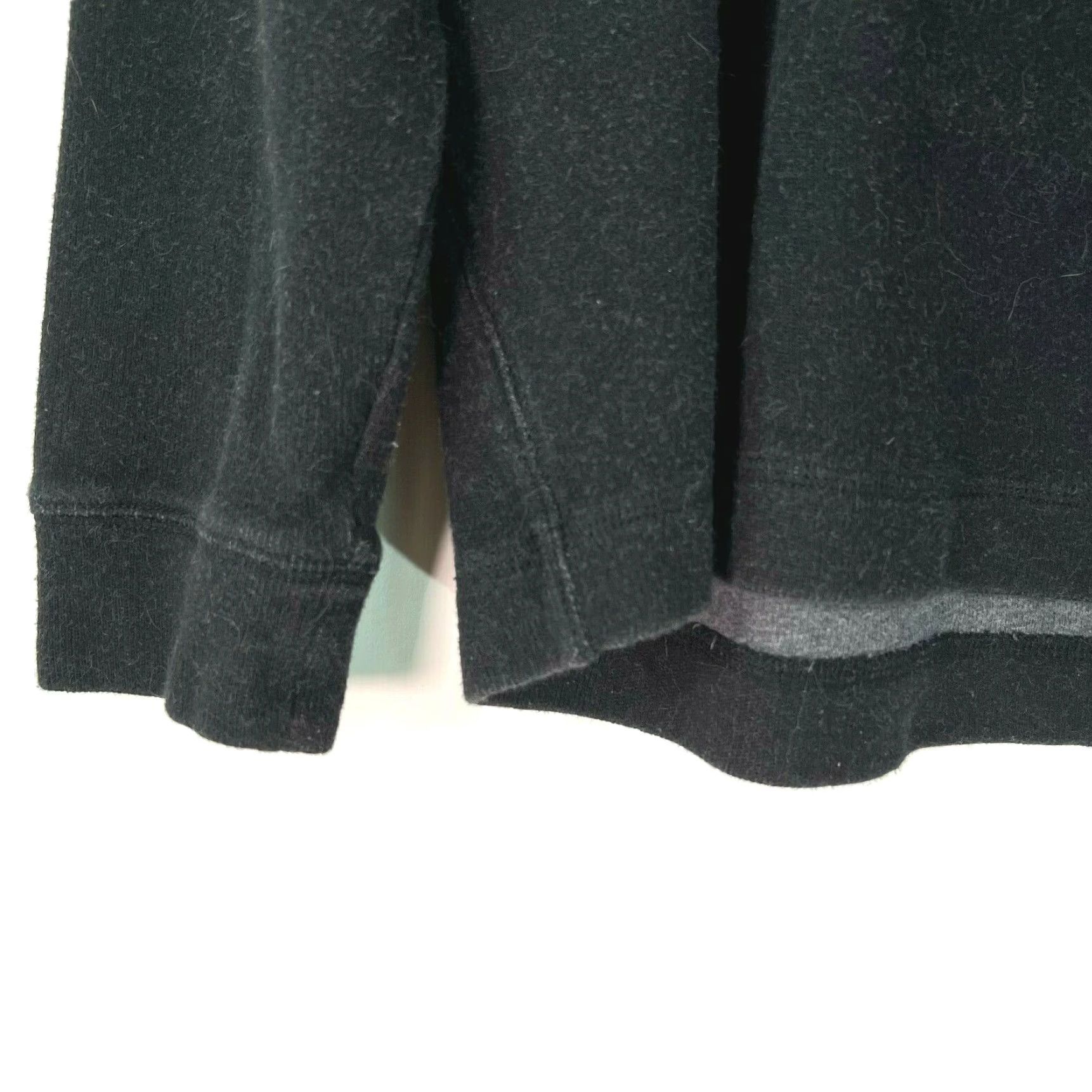 Calvin Klein Calvin Klein Mens Long Sleeve Mock Neck Pullover Sweatshirt Black XL-Size Casual 1/4 Zip Classic Regular Fit Warm Winter Size US XL / EU 56 / 4 - 4 Thumbnail