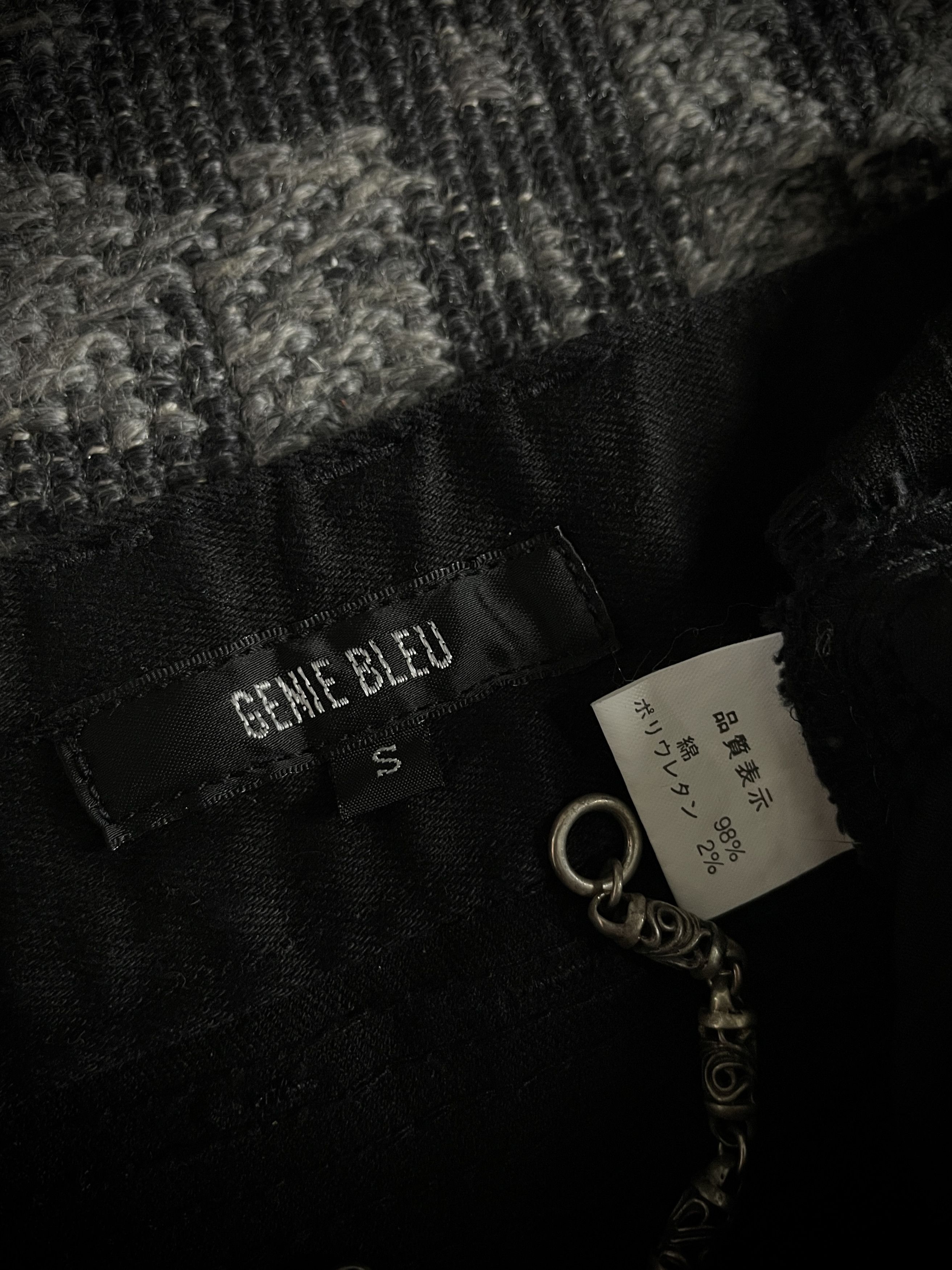 Other GENIE BLEU Japanese Waxed Skinny Biker Jeans Size US 31 - 12 Thumbnail