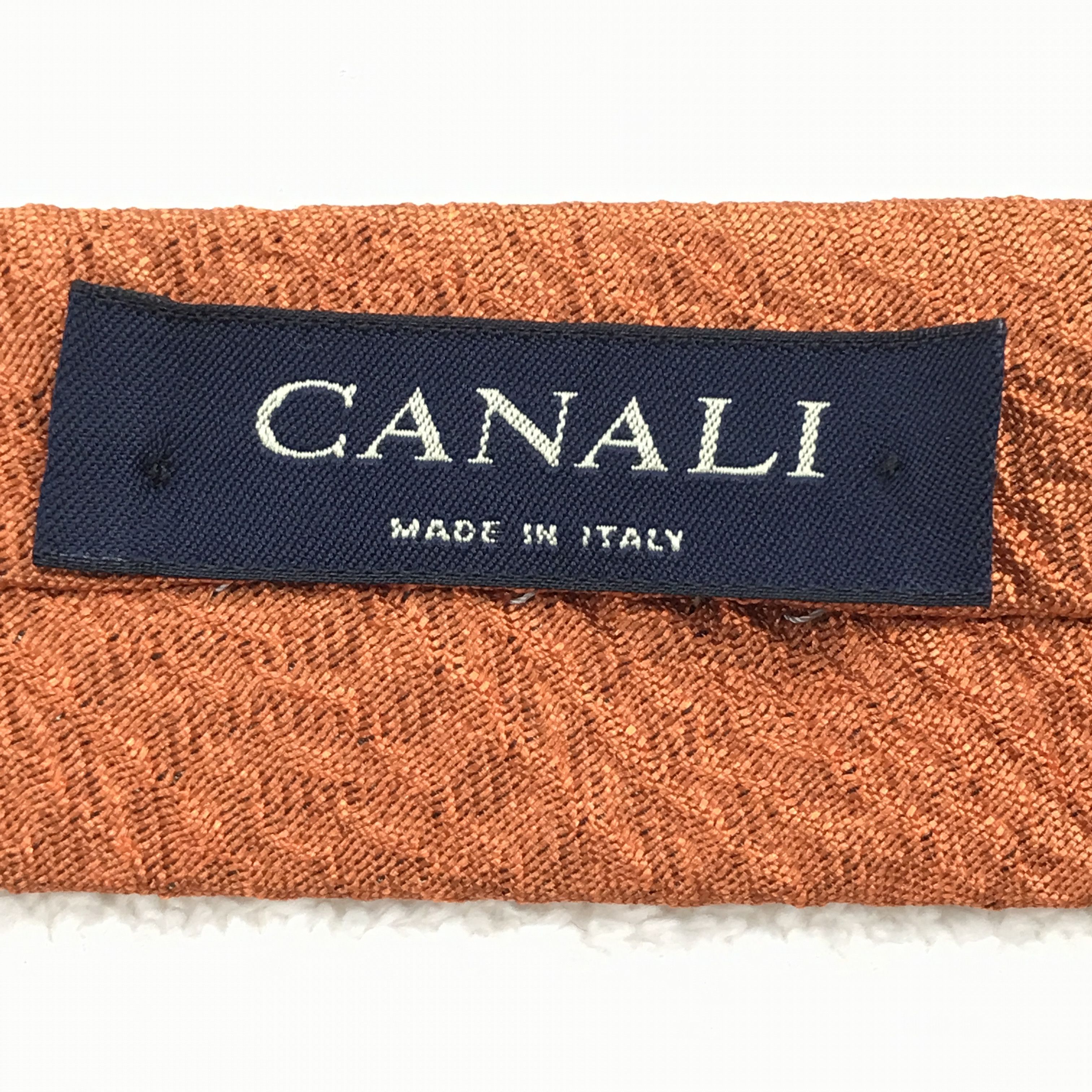 Canali × Vintage Vintage Canali Silk Necktie Size ONE SIZE - 6 Thumbnail