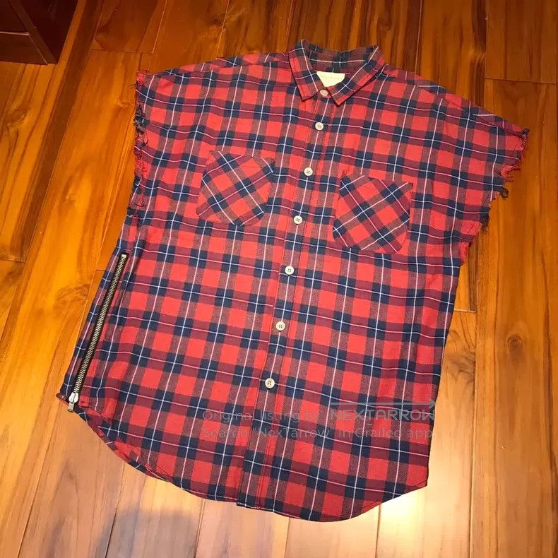 Fear of God Fear of God Limited side zipper plaid shoulder Size US S / EU 44-46 / 1 - 1 Thumbnail