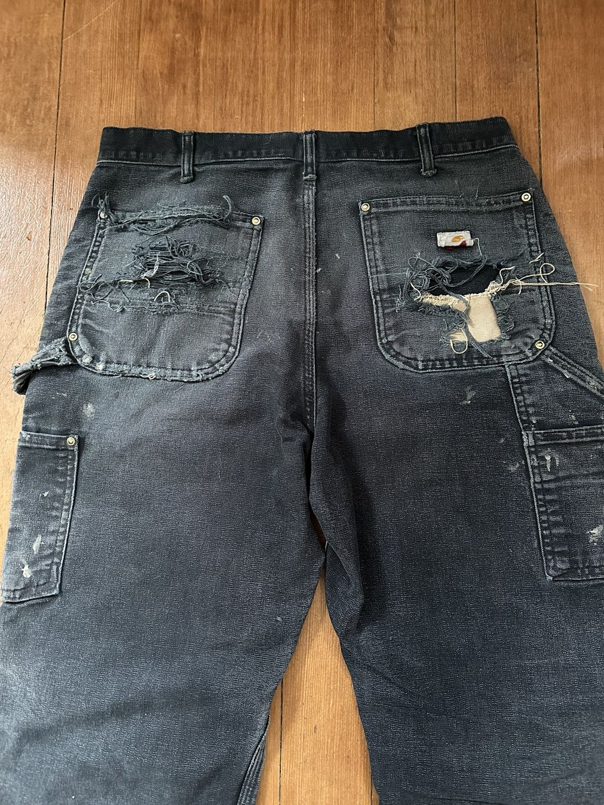 Carhartt × Vintage Carhartt vintage thrashed faded work pants Size US 33 - 6 Thumbnail