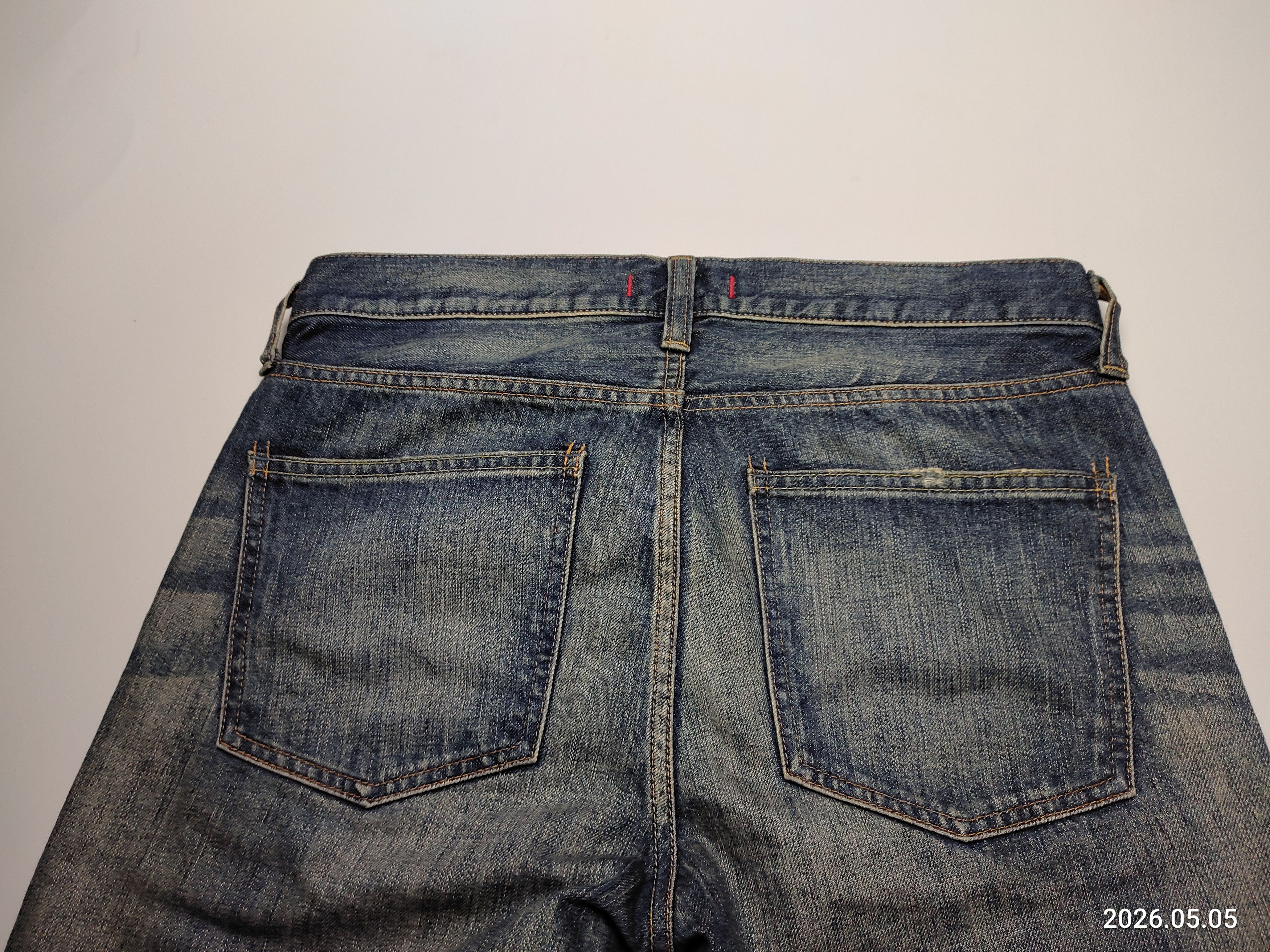 Japanese Brand Crazy faded Red Card Japanese Denim Size US 32 / EU 48 - 12 Thumbnail