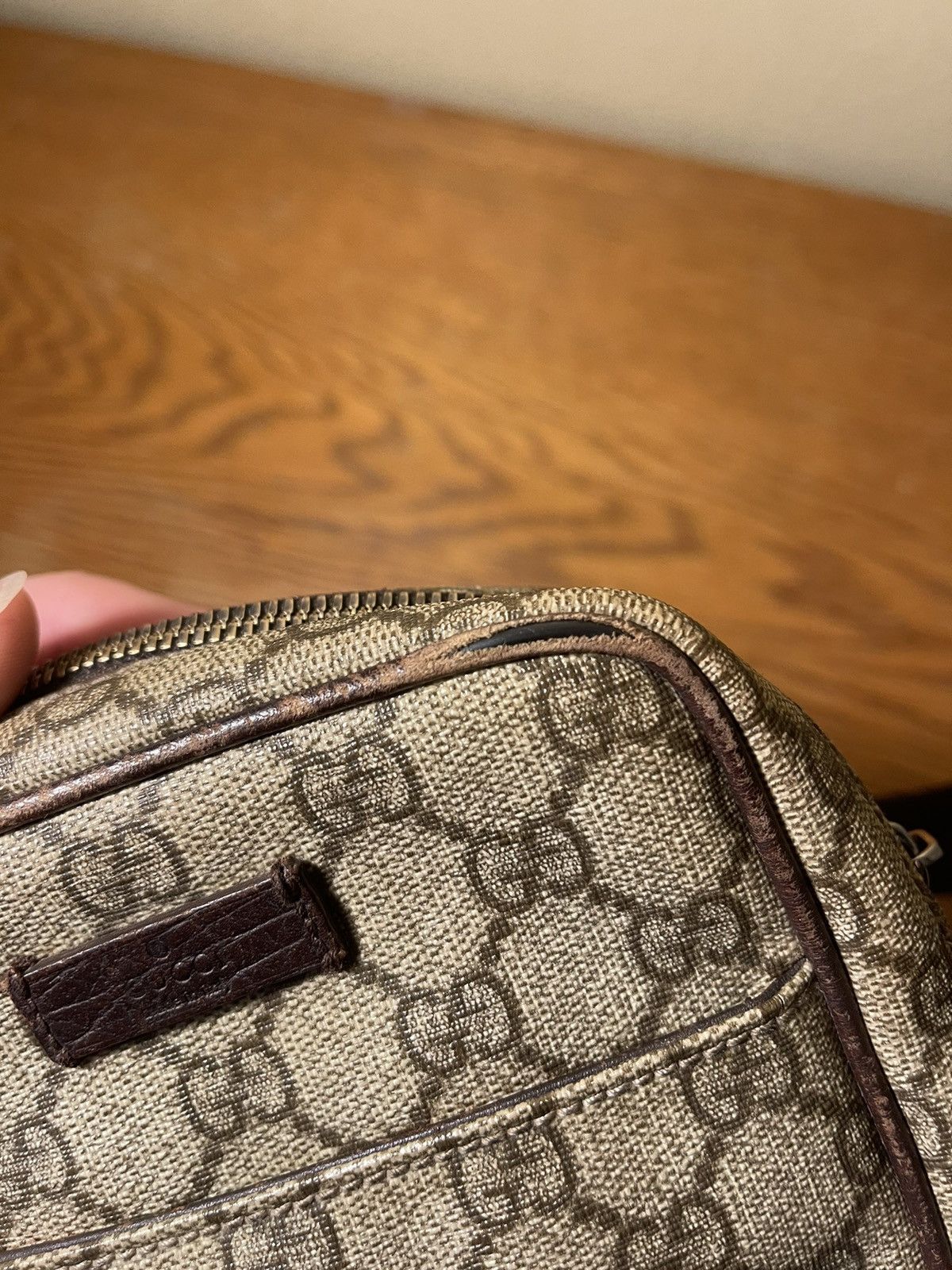 Gucci Gucci GG Coated Canvas Shoulder Bag 122754 Size ONE SIZE - 9 Thumbnail