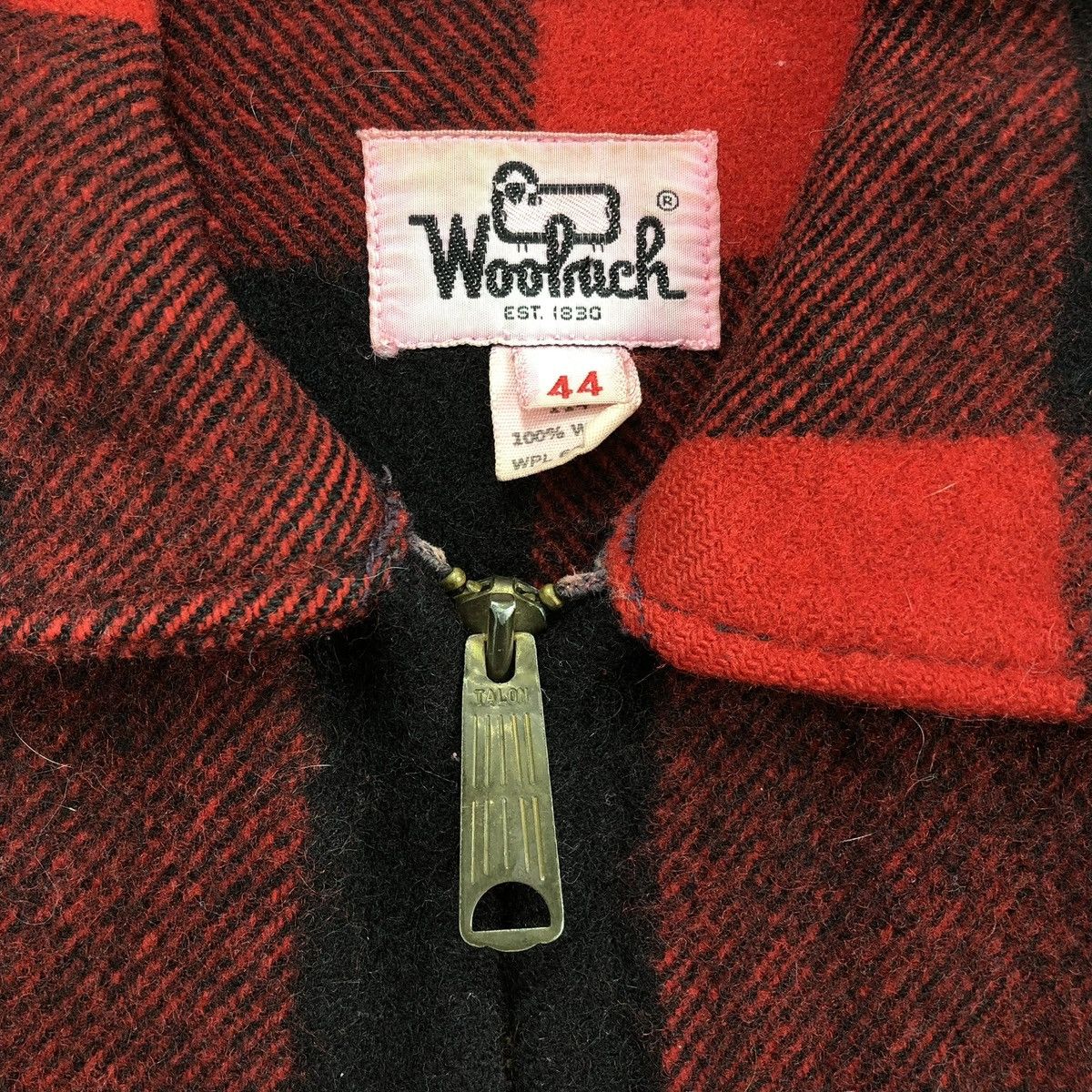 Woolrich Woolen Mills Vintage 60s Woolrich Buffalo Plaid Wool Mackinaw USA Outer Size US XL / EU 56 / 4 - 5 Thumbnail