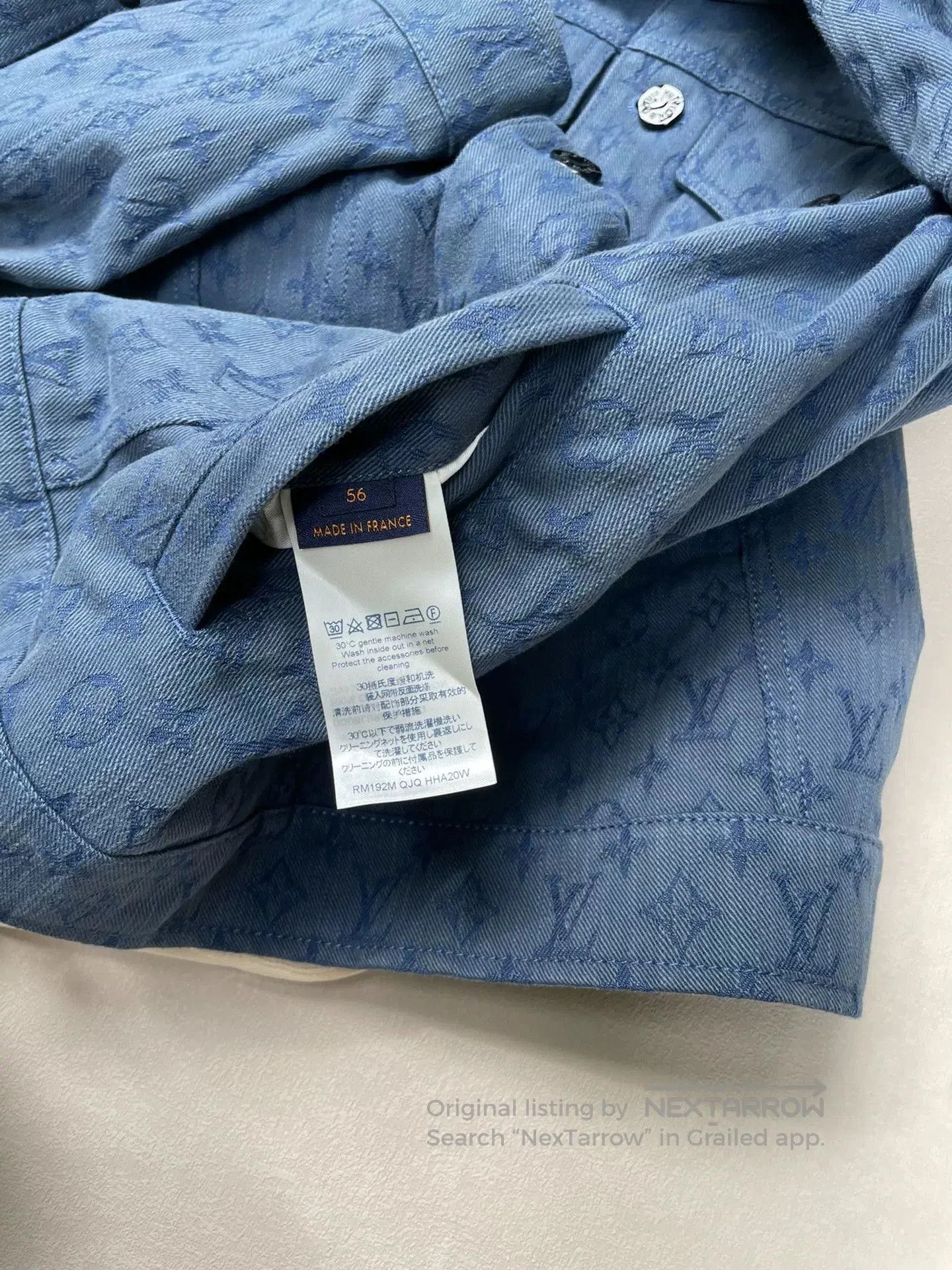 Louis Vuitton Louis Vuitton Monogram Denim Jacket. Size US XL / EU 56 / 4 - 6 Thumbnail