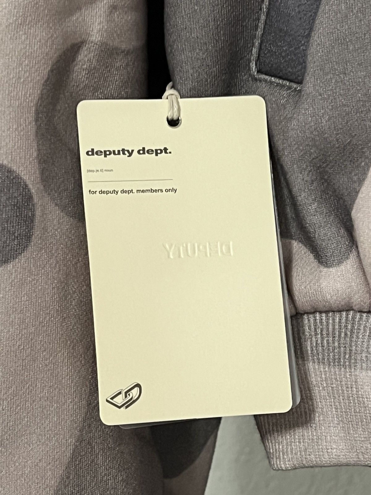 Other Deputy Department 1000 GSM Zipper Hoodie Mono Camo/Gray Size US M / EU 48-50 / 2 - 14 Thumbnail