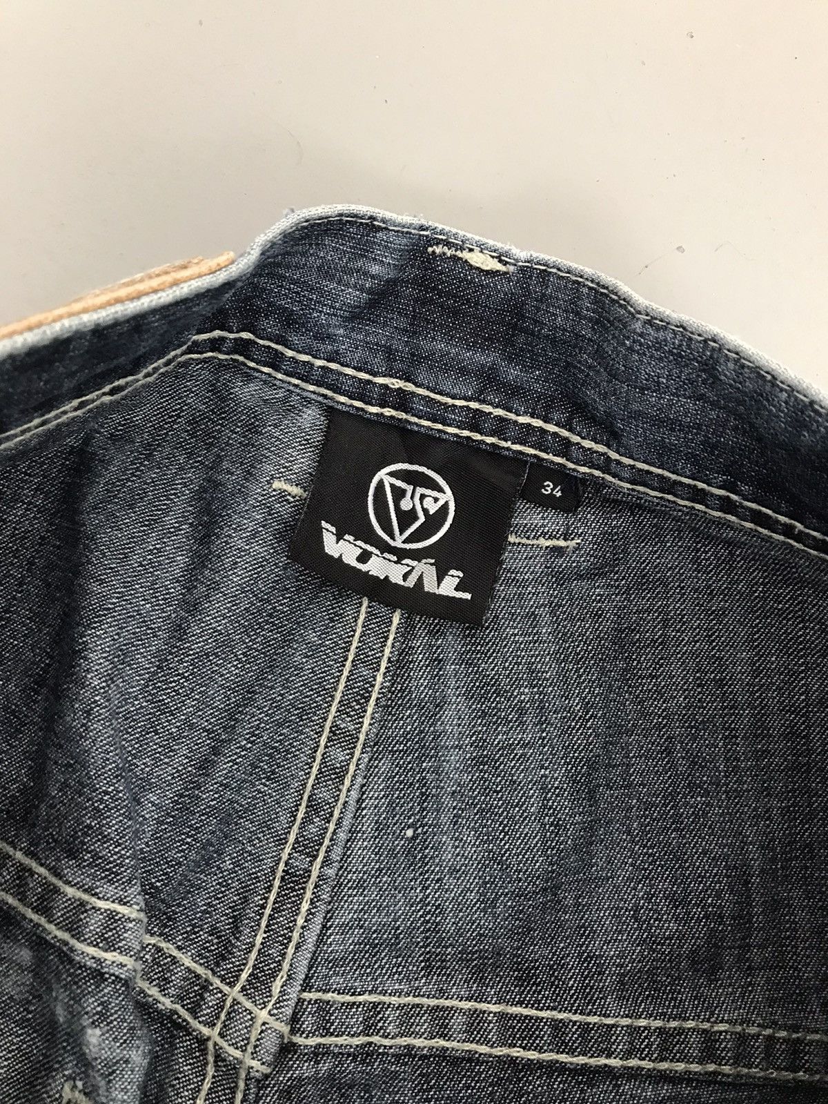 JNCO × Southpole × Vintage Vintage vokal spell out embroidered denim Size US 36 / EU 52 - 7 Thumbnail
