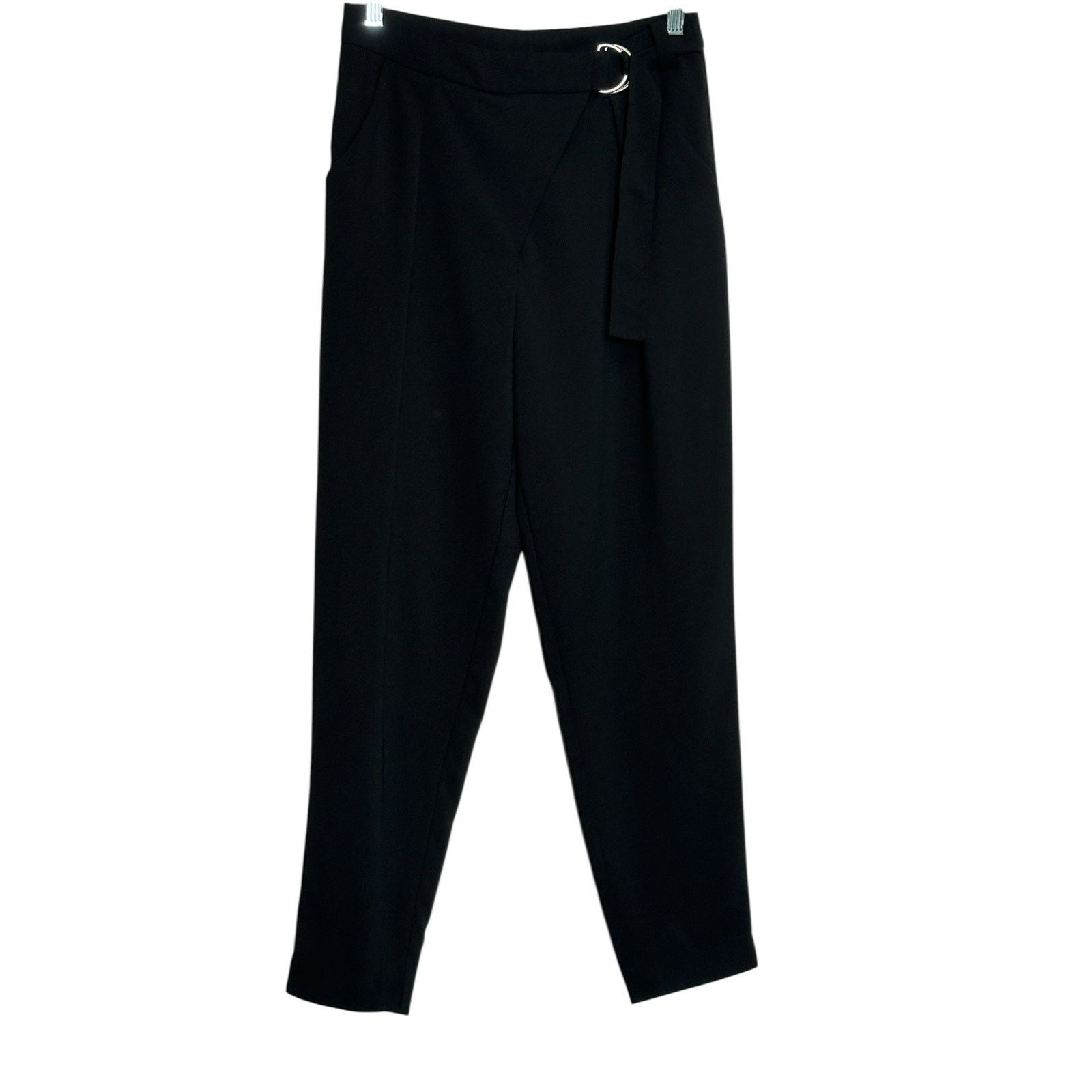 H&M H&M Divided black pleated belted pants size 6 Size 28" / US 6 / IT 42 - 10 Thumbnail
