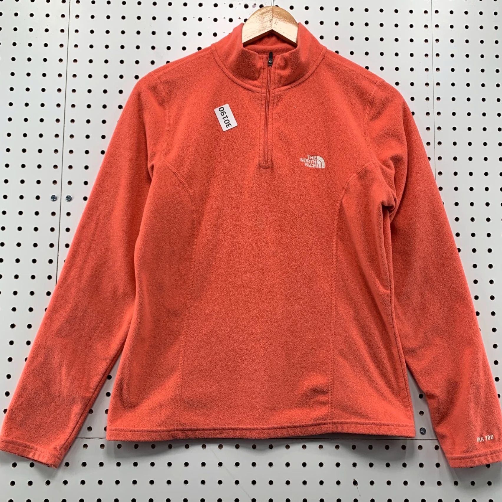 The North Face The North Face 1/4 Zip Fleece Pullover Womens Medium Sunrise Coral TKA 19.5x24 Size M / US 6-8 / IT 42-44 - 6 Thumbnail