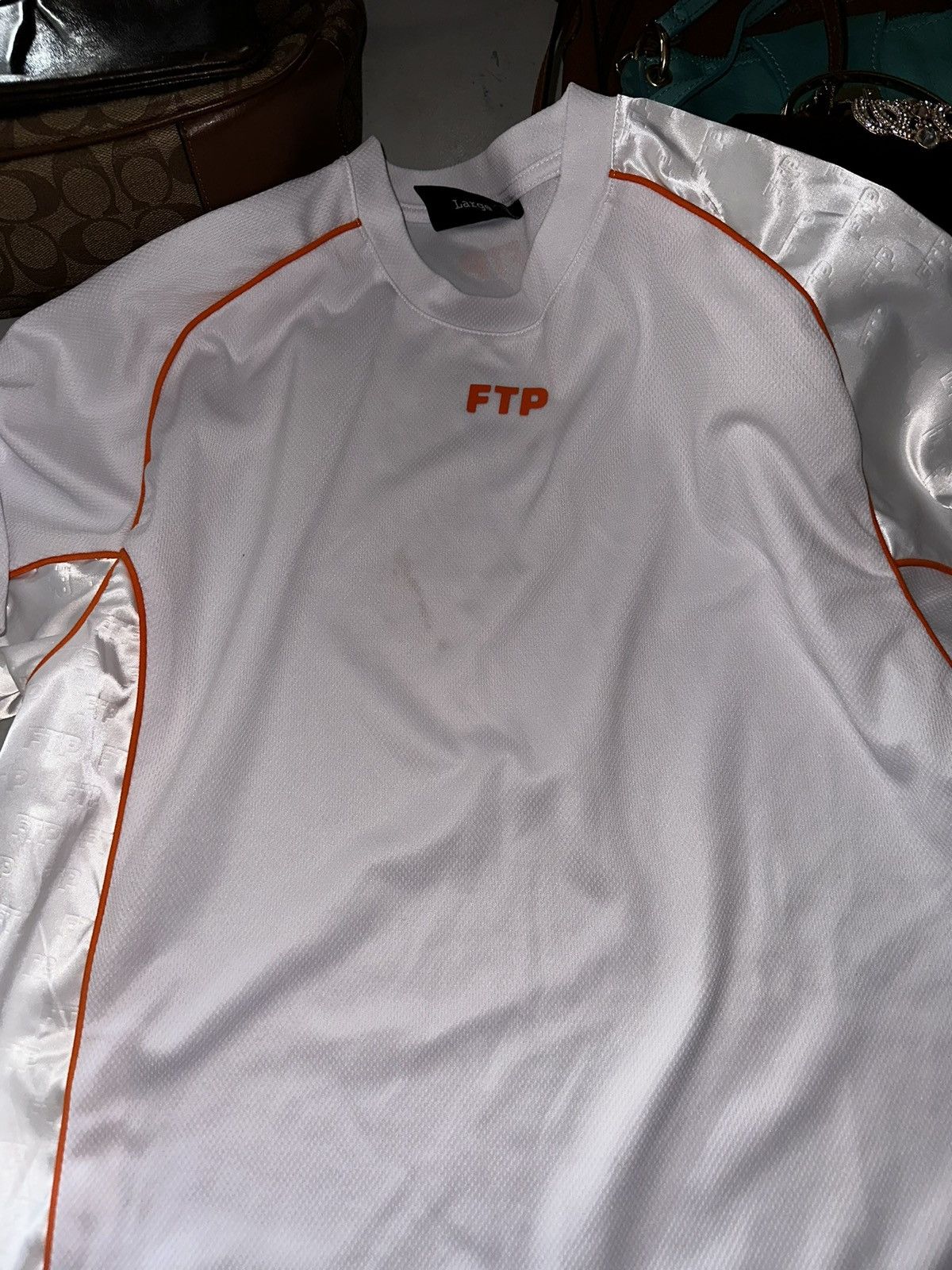 Fuck The Population FTP MESH PIPING JERSEY Size US L / EU 52-54 / 3 - 5 Thumbnail