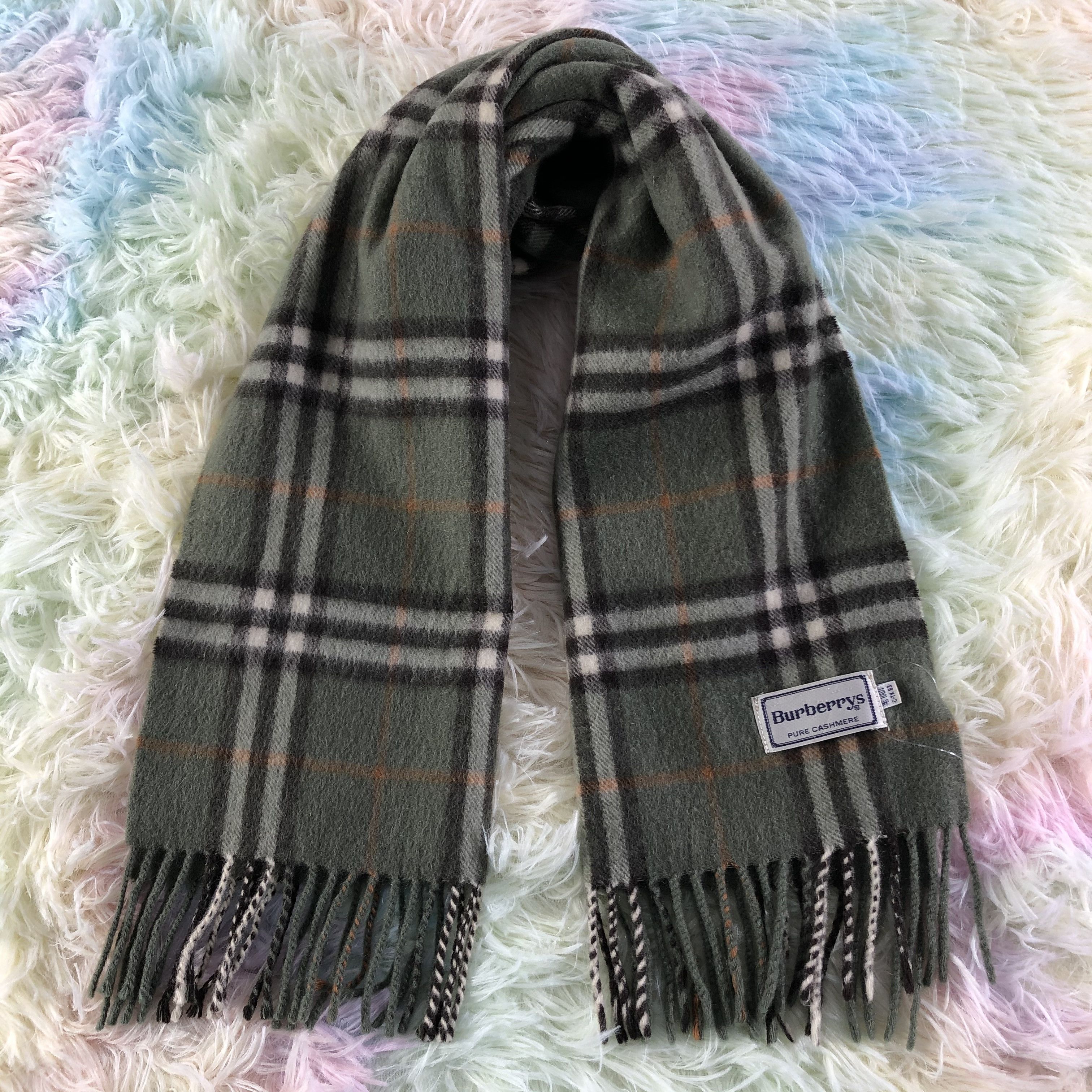 Burberry × Vintage Burberry Scarf / Muffler / Neckwear - KM192 Size ONE SIZE - 1 Thumbnail