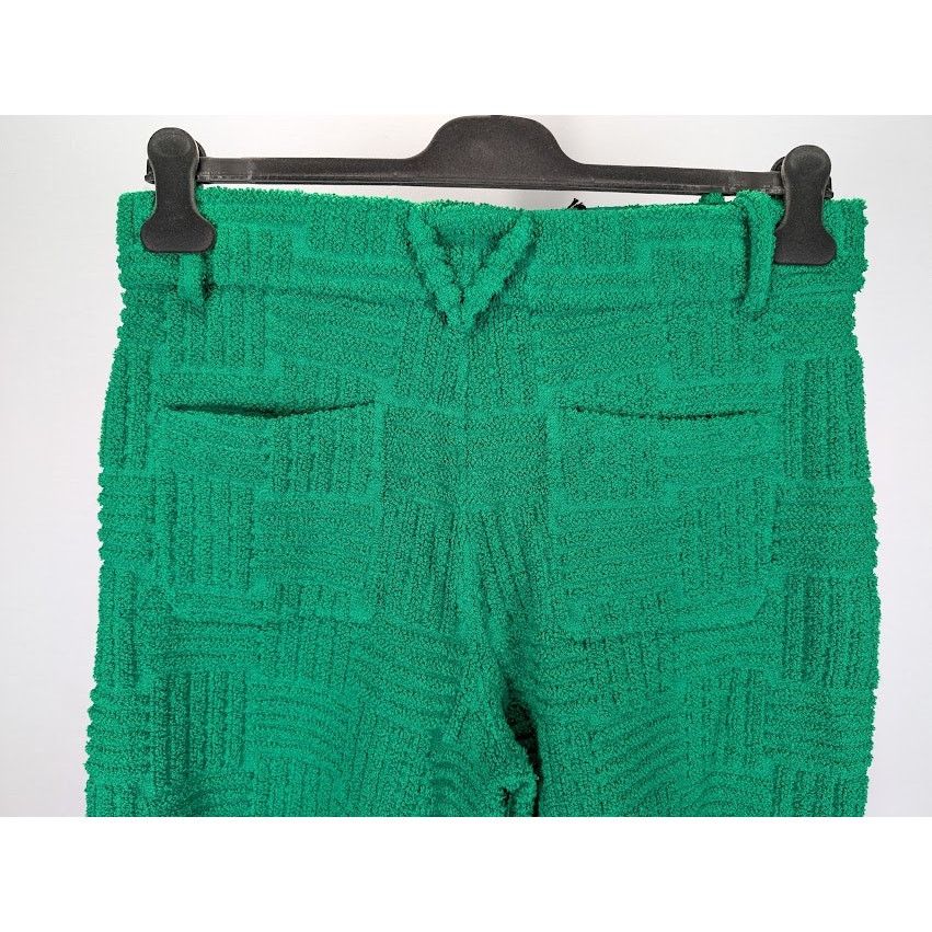 Bottega Veneta o1rshd1 MW Jacquard Towelling Knit Shorts in Parakeet Size US 32 / EU 48 - 13 Thumbnail