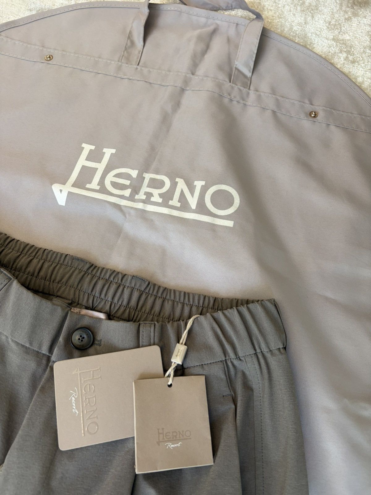 Herno Herno Resort Cargo Trousers Drawstring Luxury Pants Joggers Size US 32 / EU 48 - 10 Thumbnail