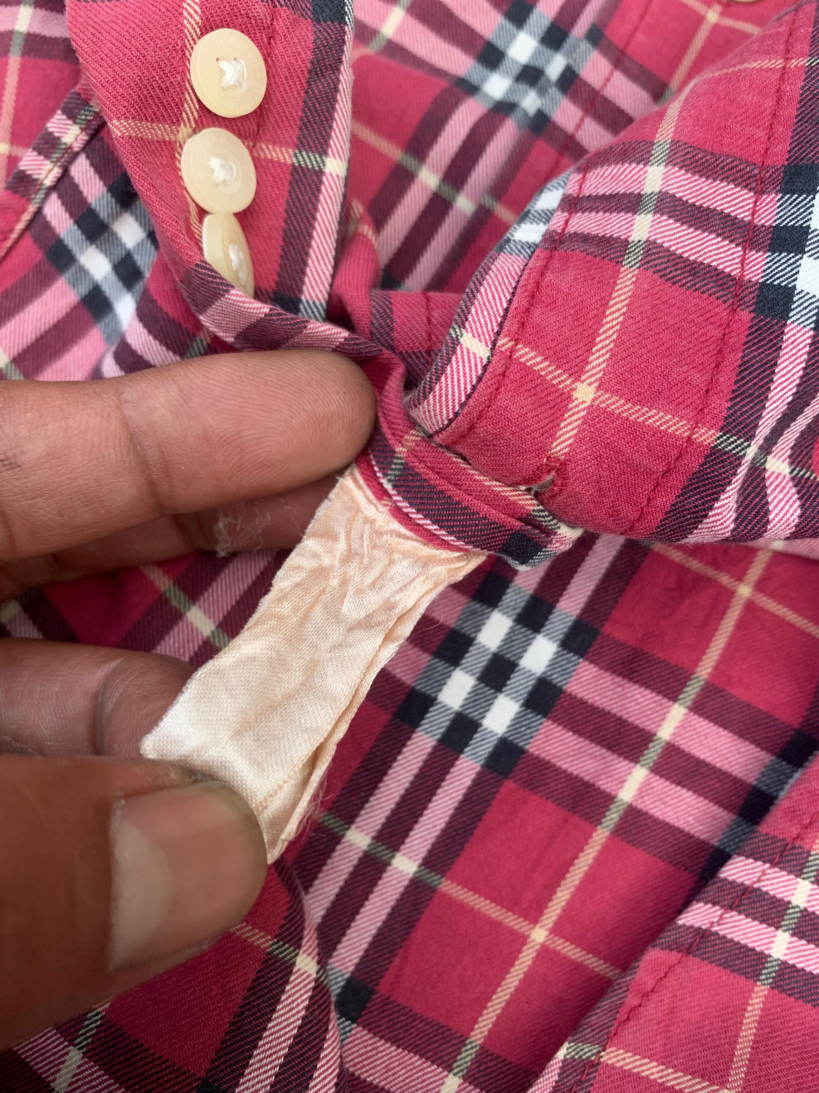 Burberry VTG burberrys Red Nova check Shirt Size US S / EU 44-46 / 1 - 8 Thumbnail