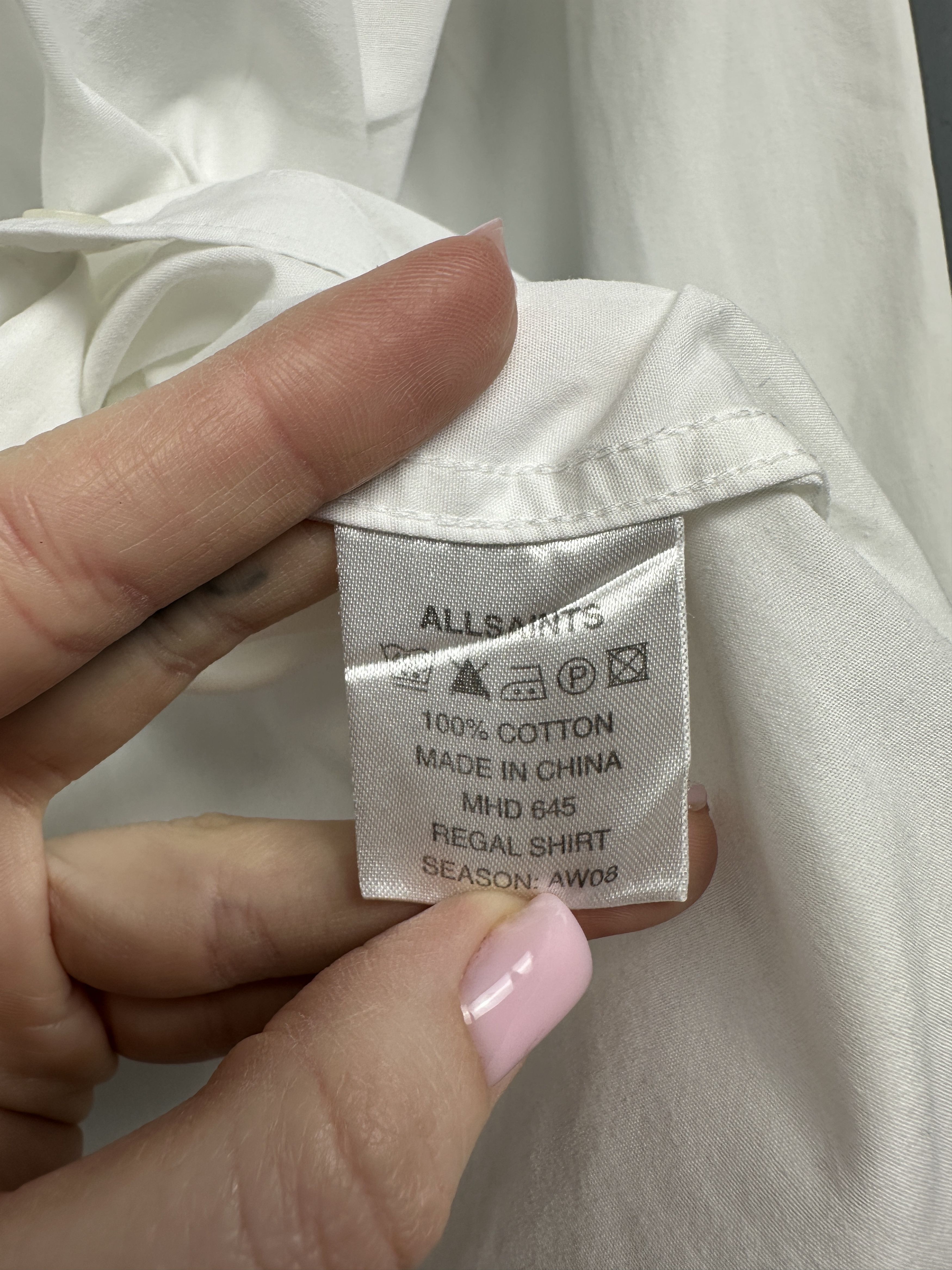 Allsaints Allsaints Mens Avant Garde Regal Long Sleeve Shirt Size US M / EU 48-50 / 2 - 7 Thumbnail