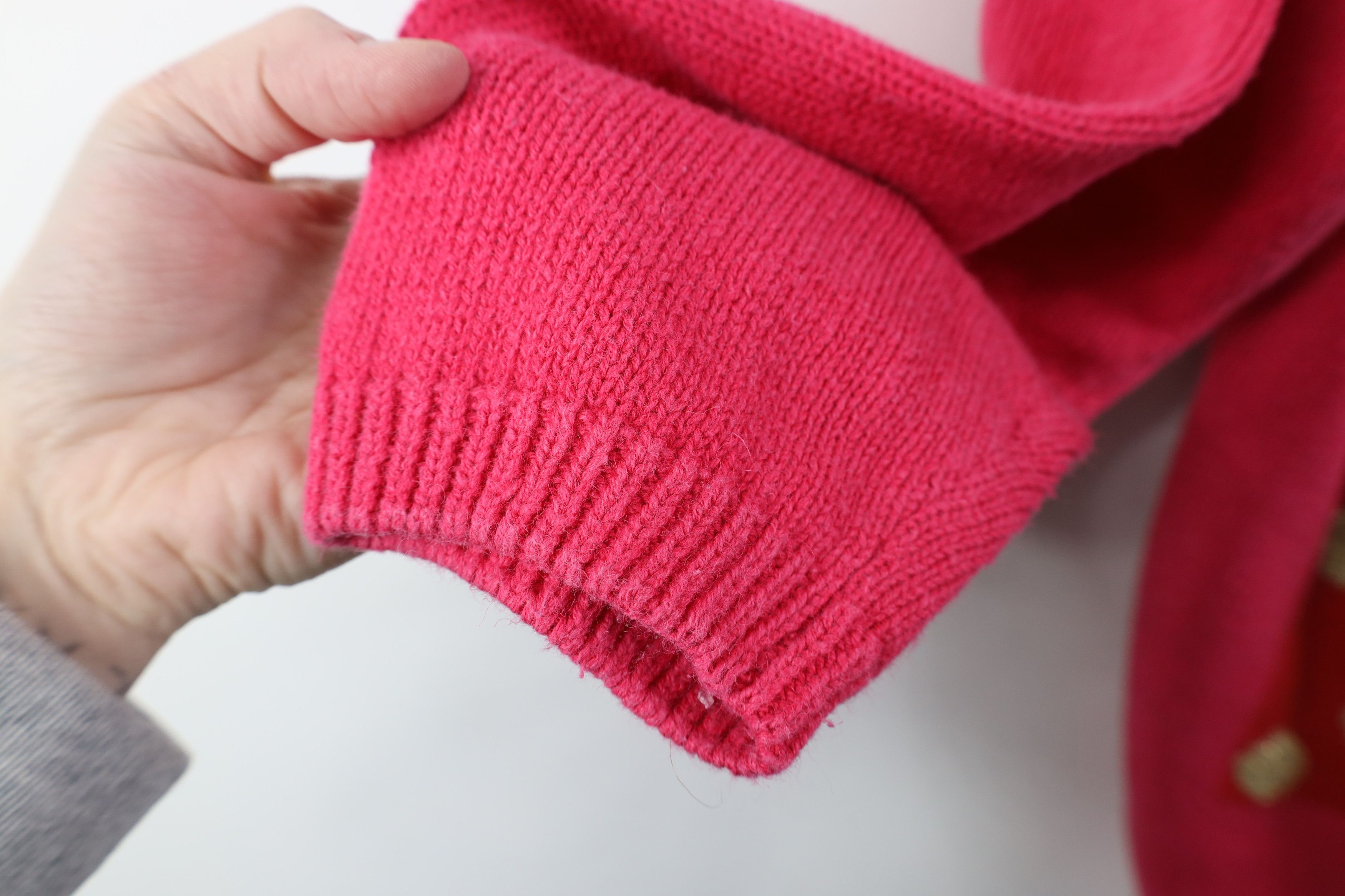 Vintage Vintage 90s Streetwear Flower Marled Knit Sweater Pink Size M / US 6-8 / IT 42-44 - 7 Thumbnail