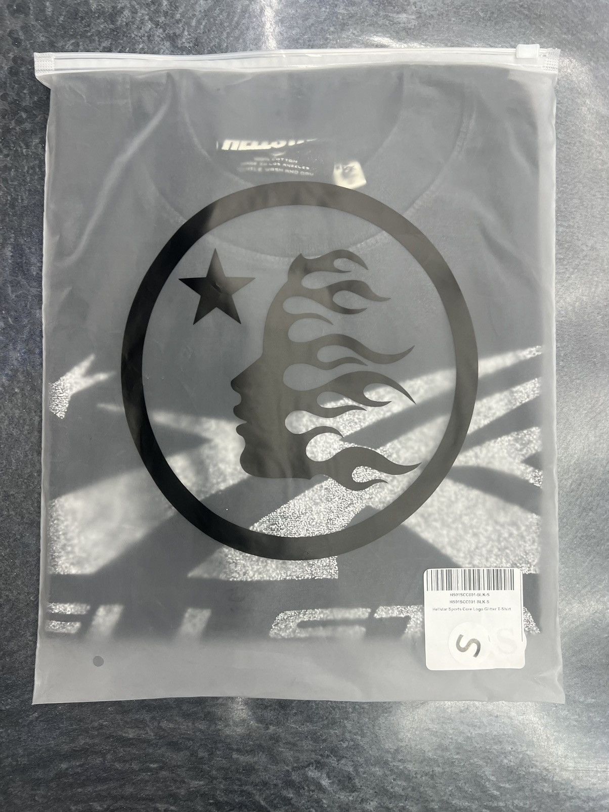 HELLSTAR Hellstar Sports Core Logo Glitter T-Shirt Size US S / EU 44-46 / 1 - 9 Thumbnail