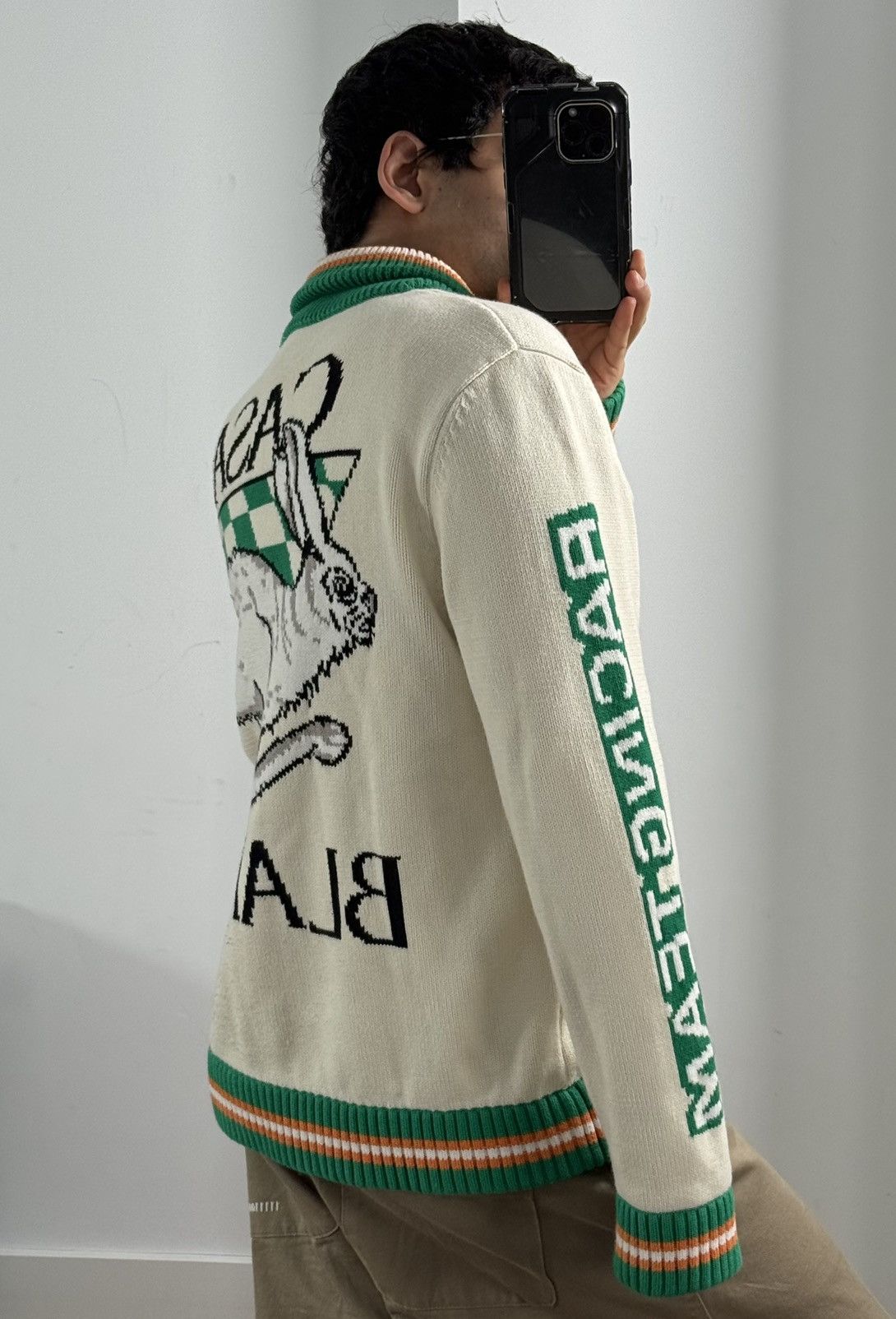 Casablanca Casablanca Racing Team Cardigan Retro Bunny Knit Size US L / EU 52-54 / 3 - 2 Thumbnail
