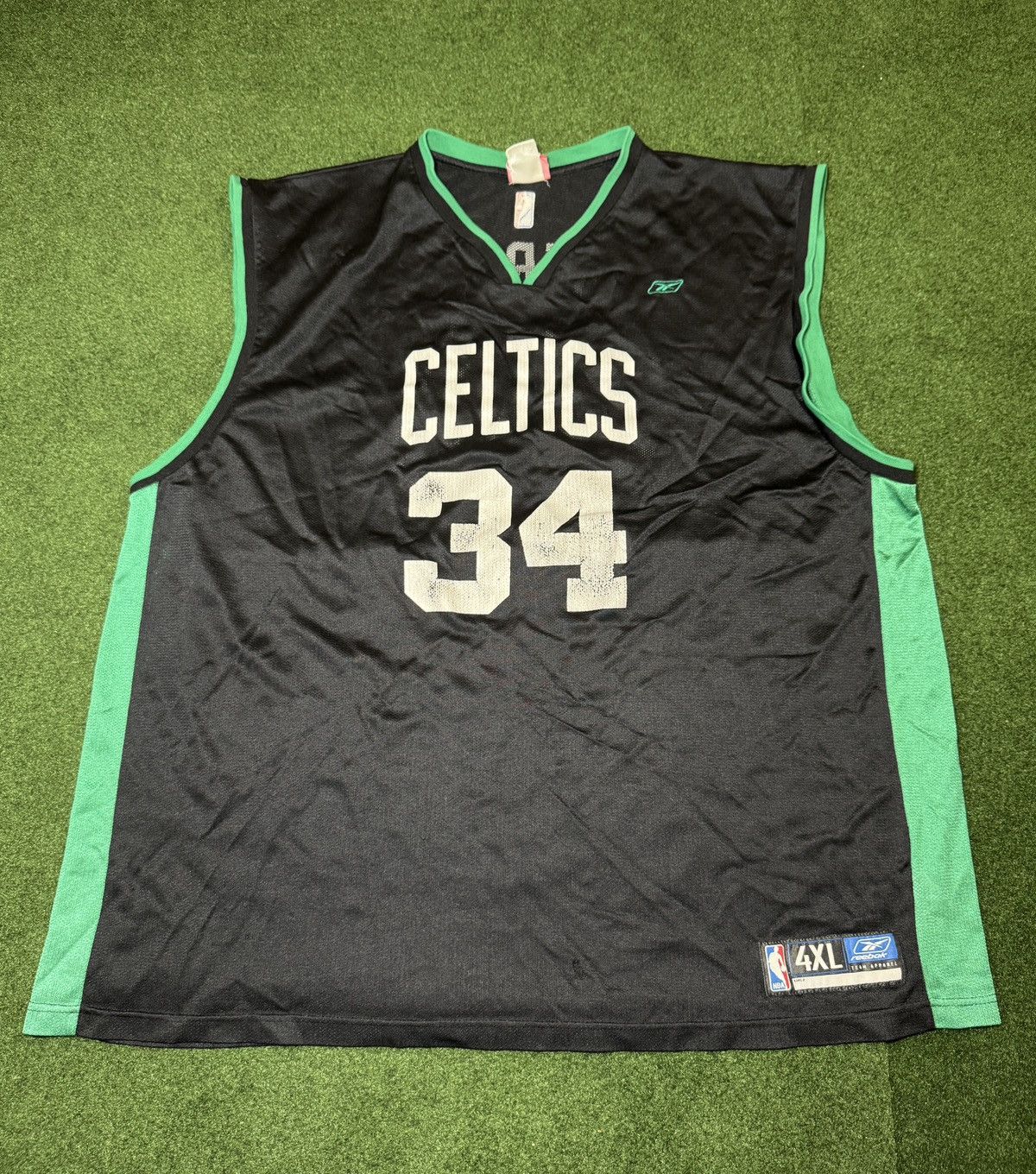 Reebok × Vintage Boston Celtics Paul Pierce Reebok 4XL Basketball Jersey Size US XXL / EU 58 / 5 - 1 Thumbnail