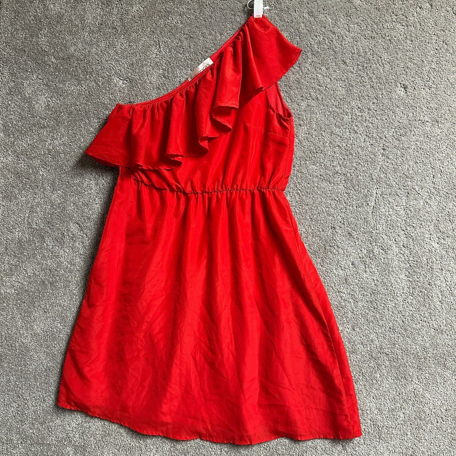 Other Francescas Dress Medium One Shoulder Ruffle Flowy Romantic Size M / US 6-8 / IT 42-44 - 1 Thumbnail