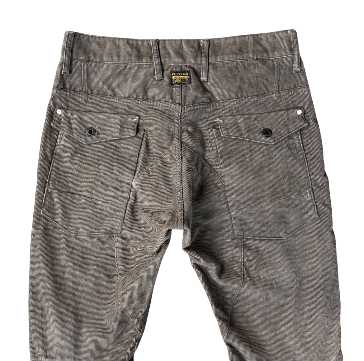G-Star G-Star Raw Elwood Corduroy Cargo Pants Utility Sage Brown Size US 32 / EU 48 - 13 Thumbnail