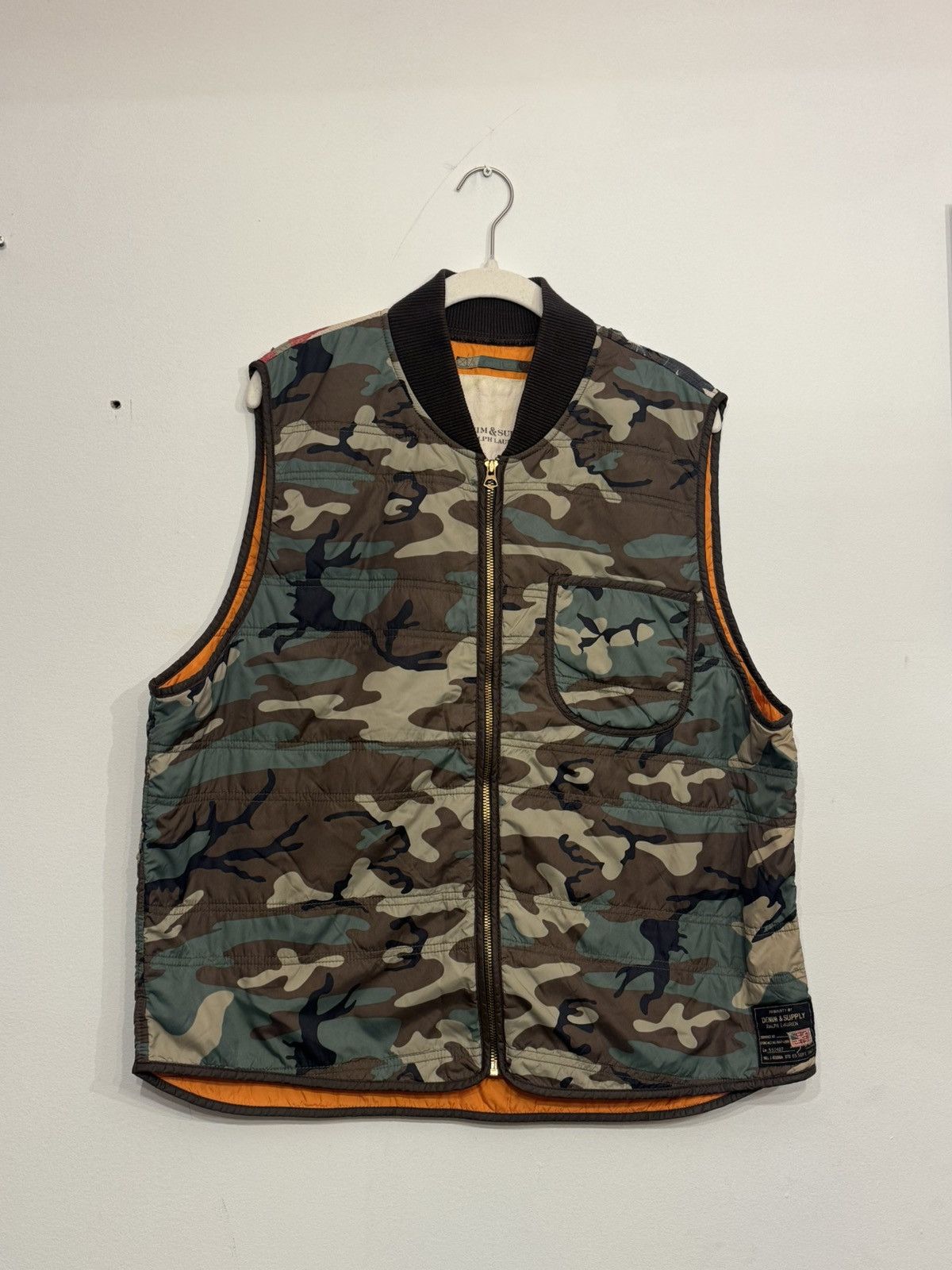 Denim & Supply Ralph Lauren Vintage Ralph Lauren Denim & Supply Nylon Vest Size US XL / EU 56 / 4 - 1 Thumbnail