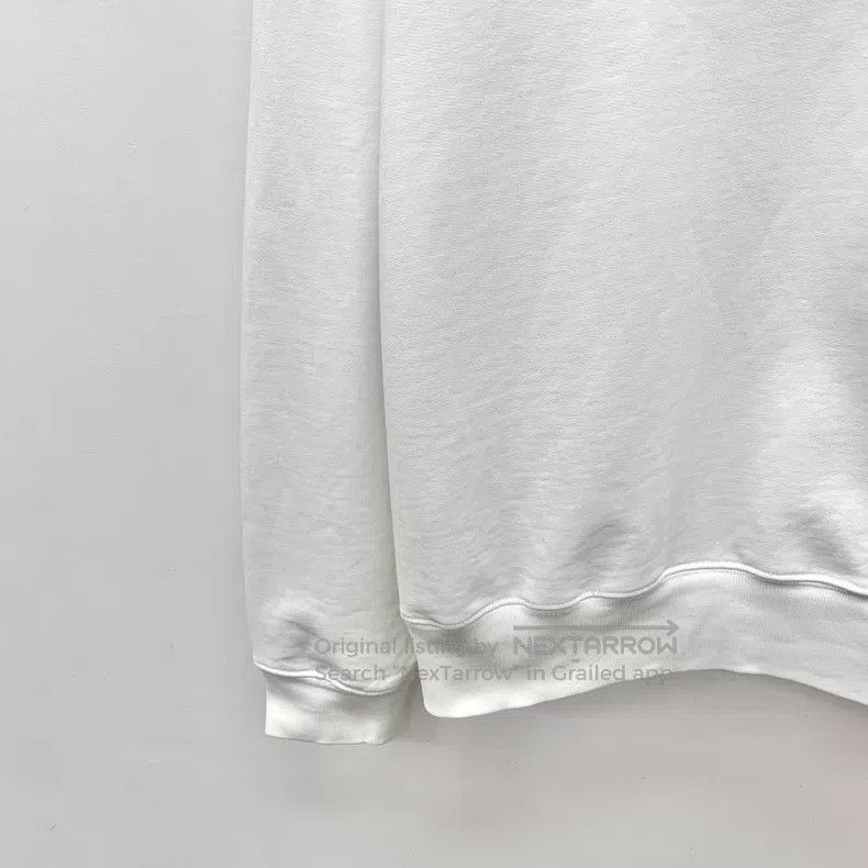 Balenciaga Balenciaga White Logo Letter Embroidered Cotton Round Neck Size US S / EU 44-46 / 1 - 4 Thumbnail