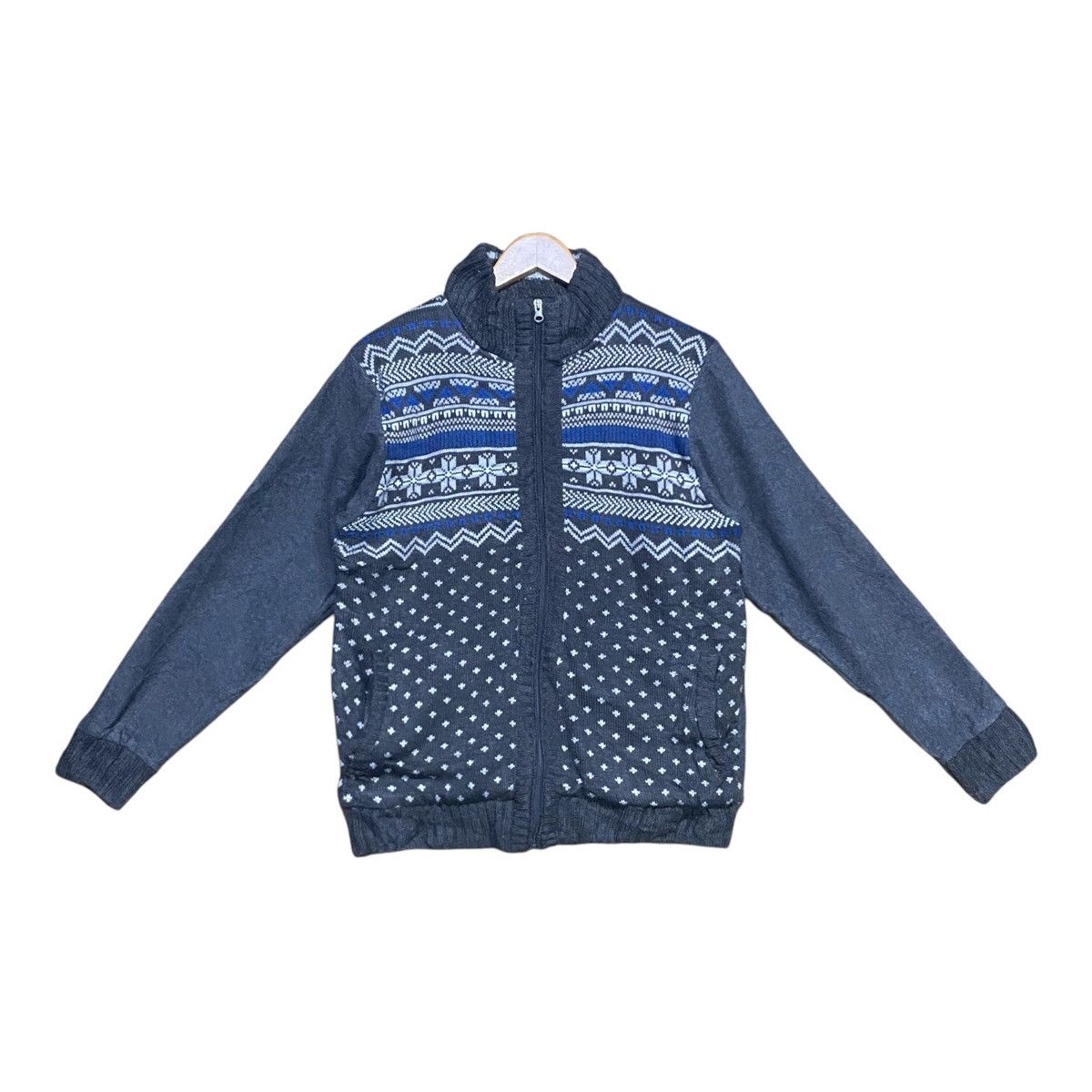 Beverly Hills Polo Club × Polo Ralph Lauren × U.S. Polo Assn. Beverly Hills Polo Club Zipper Knit Jacket Size US M / EU 48-50 / 2 - 2 Thumbnail