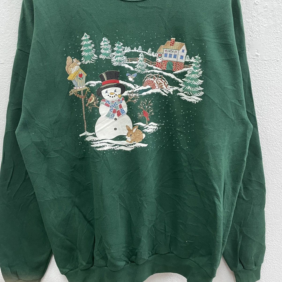 Vintage 🔥Vintage 90s Endless Design Art Of Christmas Sweatshirts Size US M / EU 48-50 / 2 - 5 Thumbnail