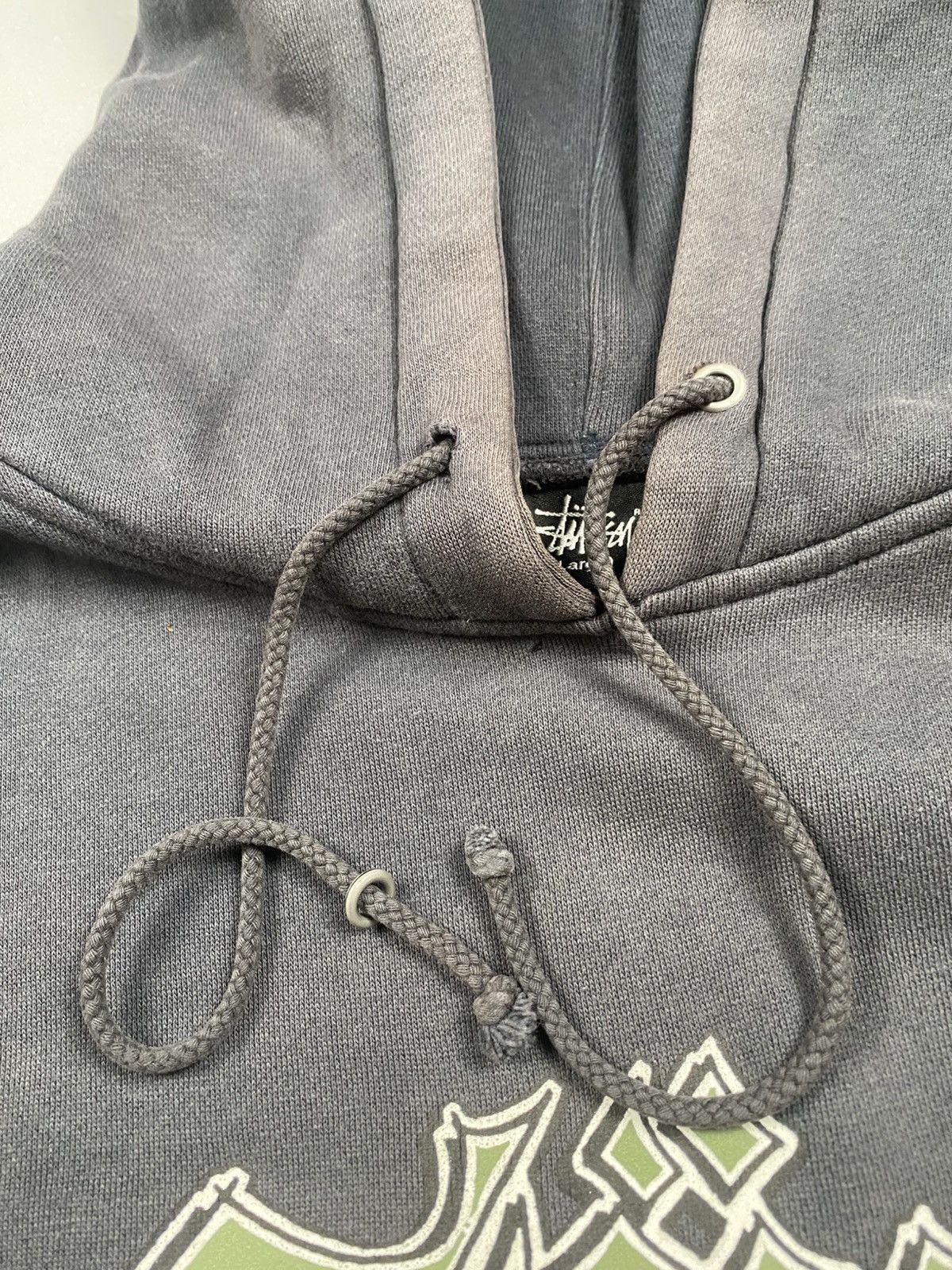 Stussy Grail Vintage y2k Stussy Skulls Goth Sunfaded Pullover Size US XL / EU 56 / 4 - 5 Thumbnail