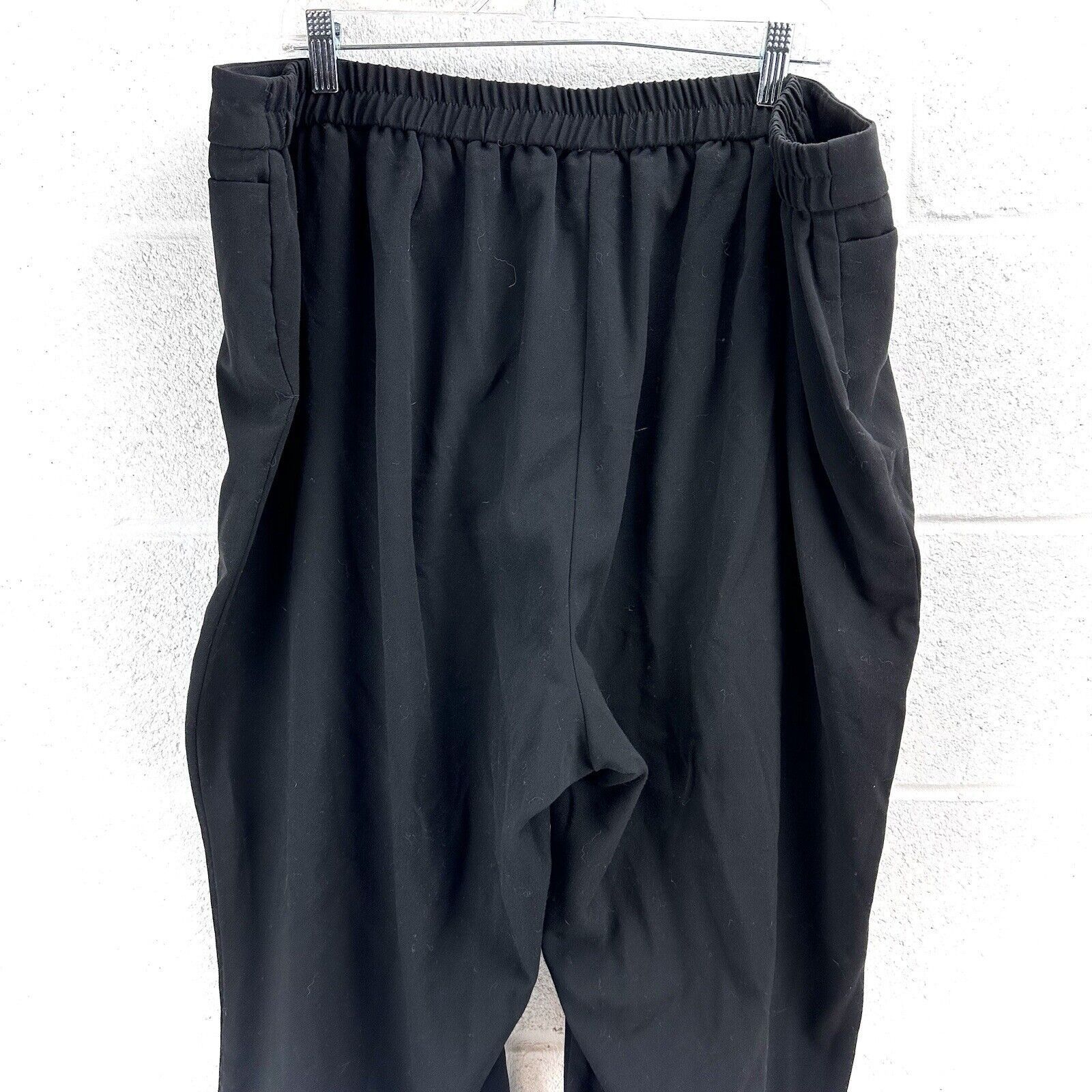 Other Catherines Refined Pants Pull On Black Plus Women’s Sz 2X Size 34" / US 12 / IT 48 - 5 Thumbnail