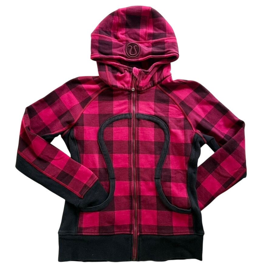Lululemon Lululemon Scuba Hoodie Size 8 RARE Buffalo Check Red Black Size M / US 6-8 / IT 42-44 - 2 Thumbnail