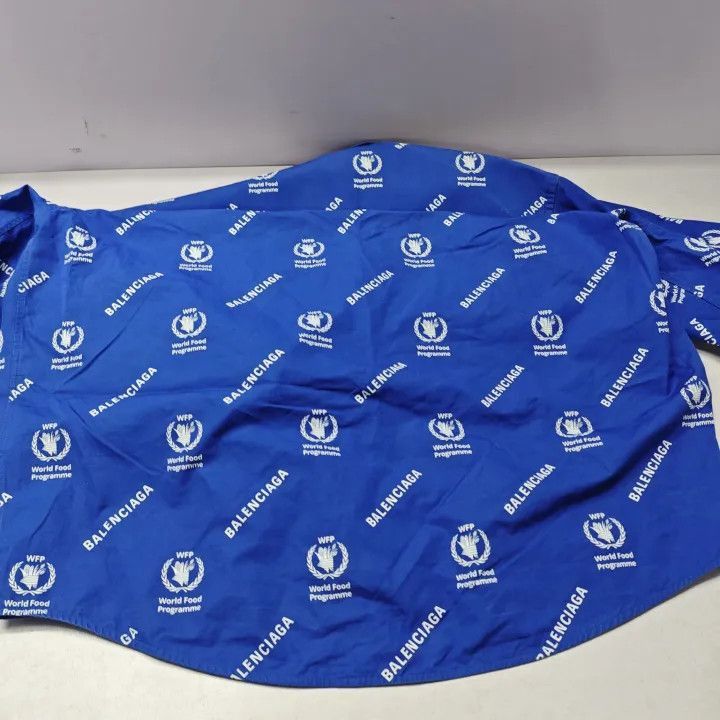 Balenciaga Balenciaga Balenciaga Blue Short Sleeve Shirt -2507 Size US M / EU 48-50 / 2 - 9 Thumbnail