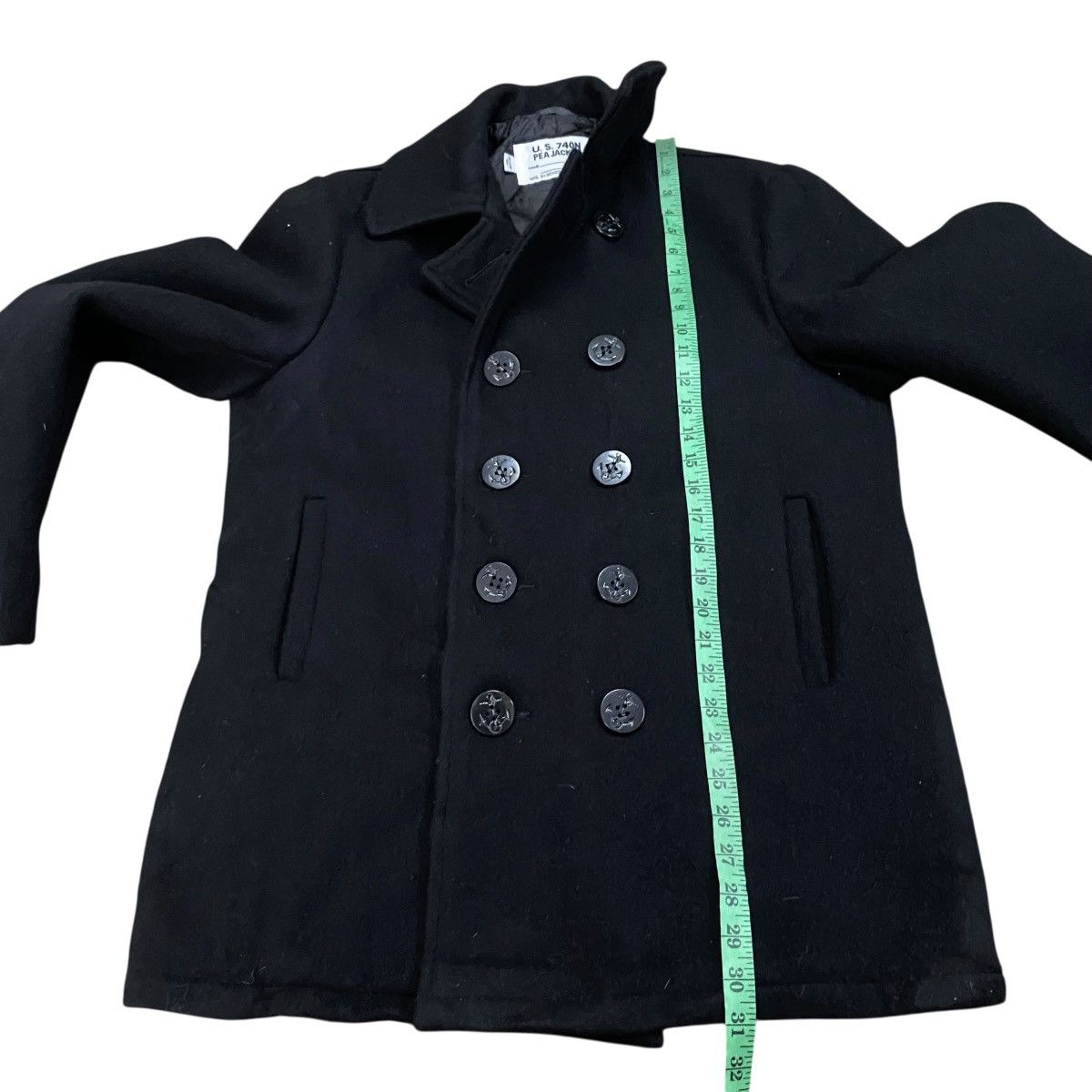 Schott Vintage Schott U.S 740N Peacoat Wool Button Jacket Size US M / EU 48-50 / 2 - 12 Thumbnail