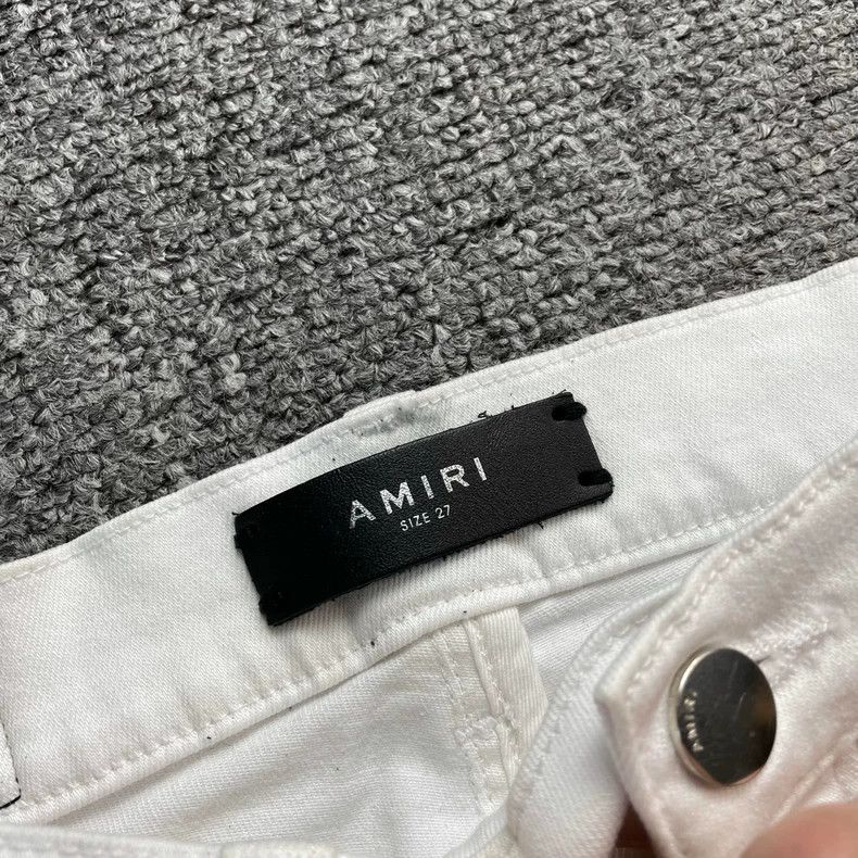 Amiri Amiri white zipper jeans Size US 27 - 5 Thumbnail
