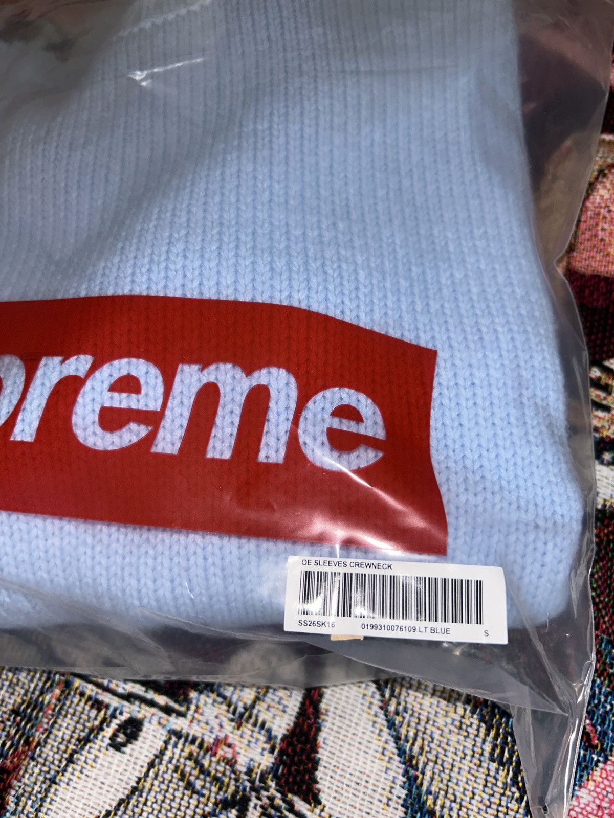 Supreme Supreme old english sleeve sweater acrylic small Size US S / EU 44-46 / 1 - 4 Thumbnail