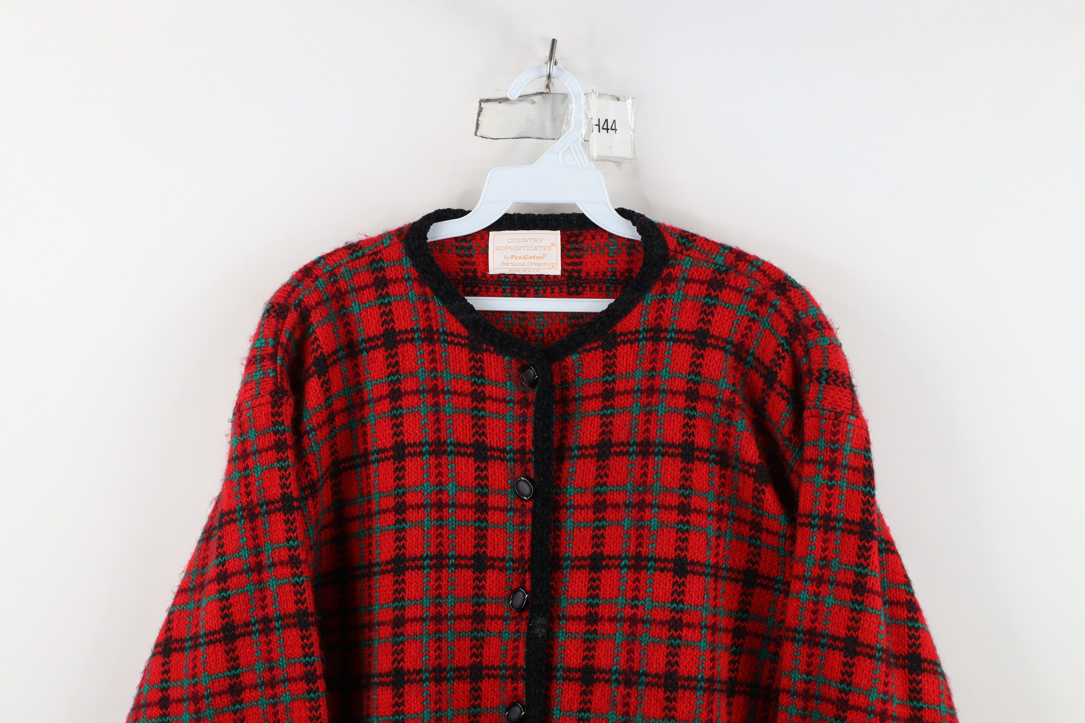 Pendleton Vintage 90s Pendleton Blend Knit Cardigan Sweater Blazer USA Size M / US 6-8 / IT 42-44 - 2 Thumbnail