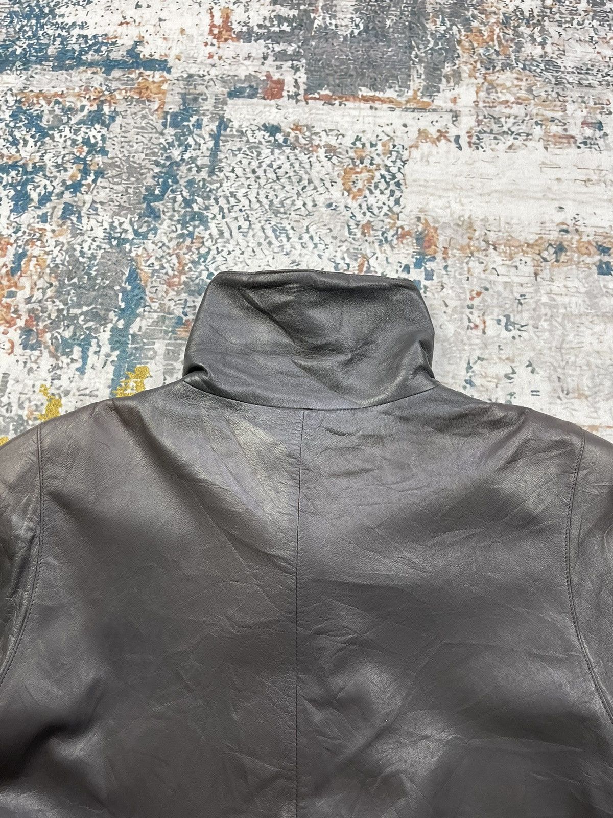 Tete Homme Vtg Katoh Kazutaka Distressed Leather Coats Size M / US 6-8 / IT 42-44 - 20 Thumbnail