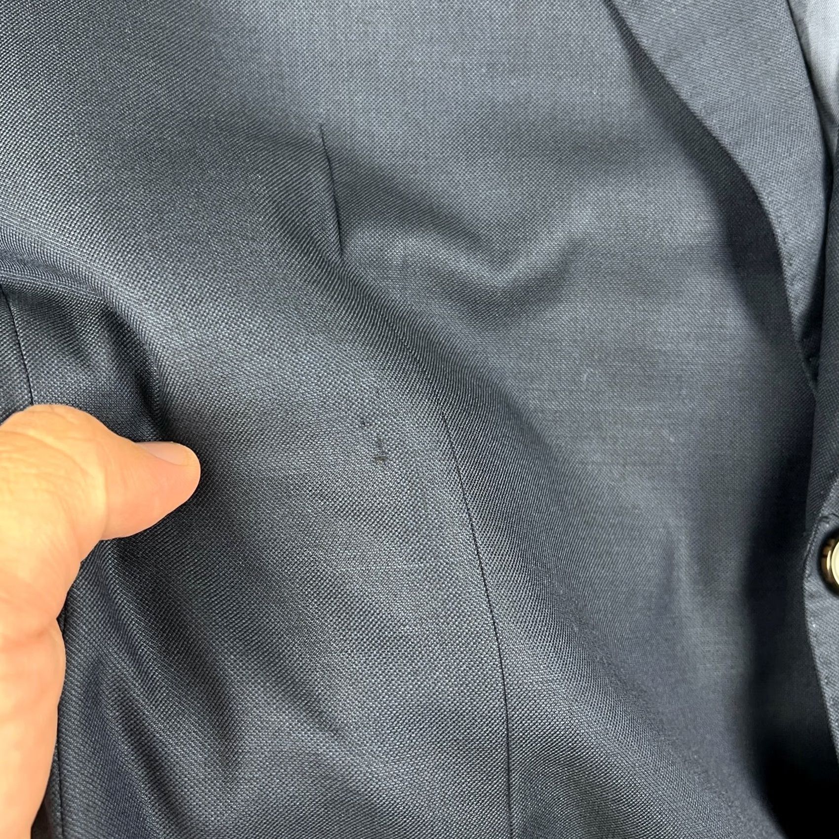 Suitsupply Suitsupply Canonico Wool Sport Coat Blazer 42R Mens Blue Surgeon Cuffs READ Size 42R - 7 Thumbnail