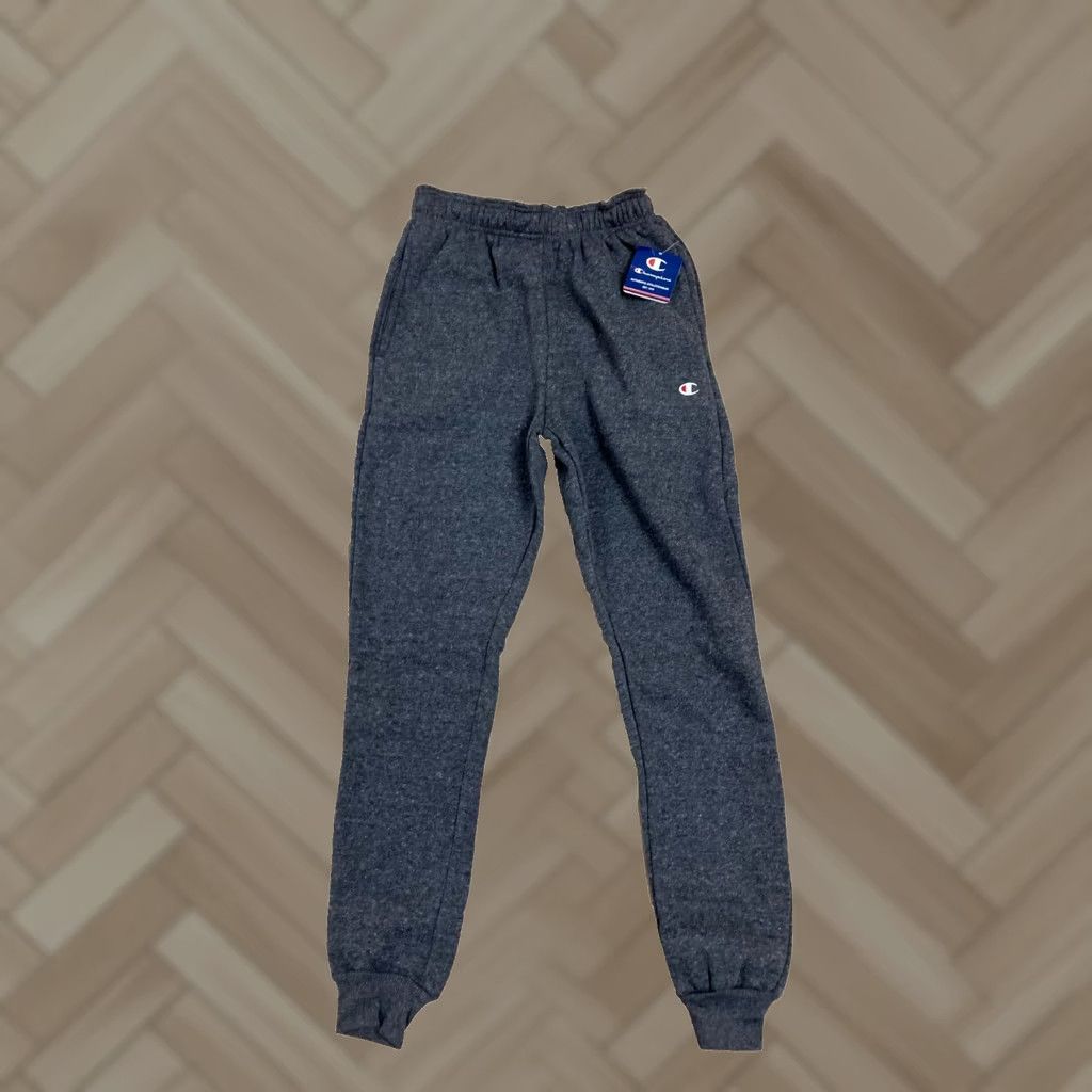 Champion Champion Joggers Pants, Men's Elastic Waist Drawstring Fleece Heather Gray S Size US 29 - 1 Thumbnail