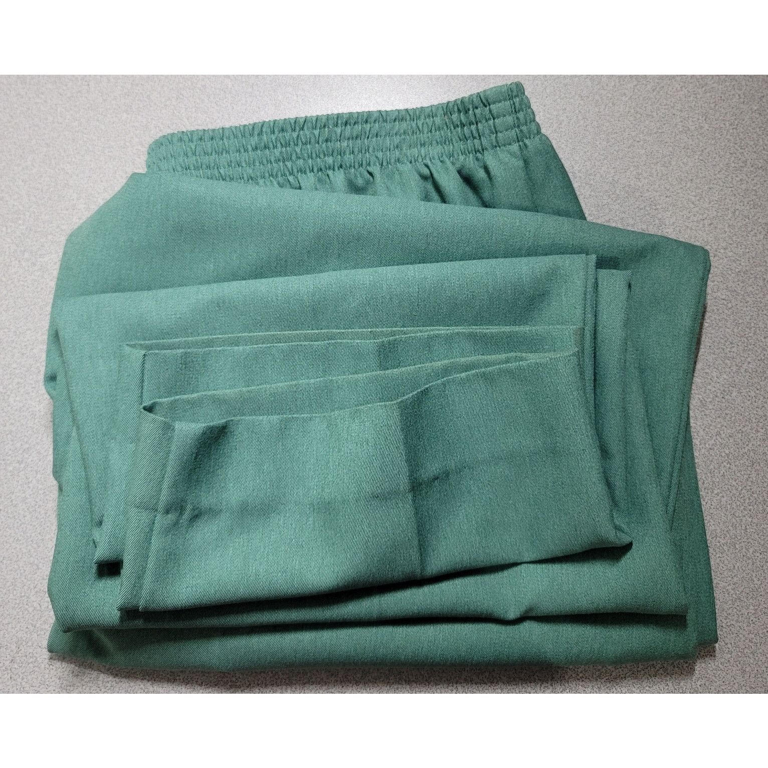 Other Draper's & Damon's Green Elastic Waist Pull Dress Pants 12P Size 34" / US 12 / IT 48 - 3 Thumbnail