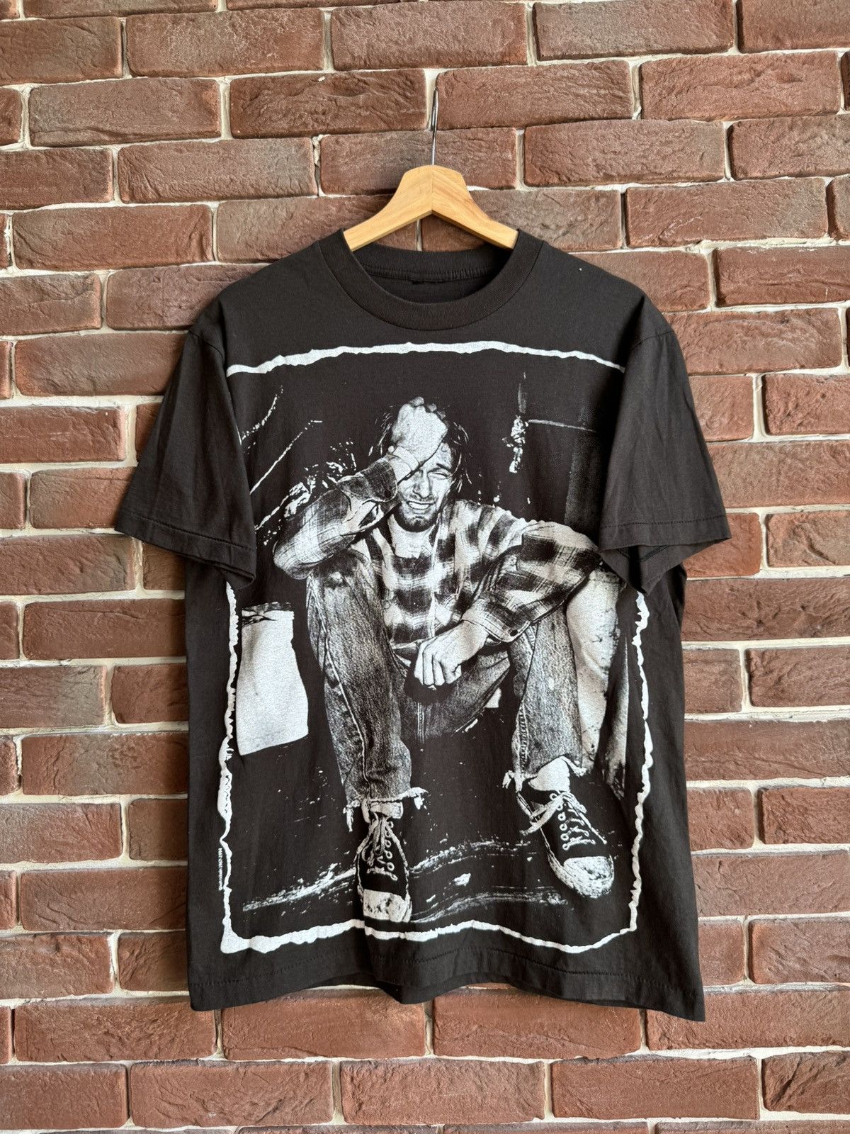 Band Tees Rare 90s Nirvana Kurt Cobain Grunge Band Vintage T Shirt L Size US L / EU 52-54 / 3 - 1 Thumbnail