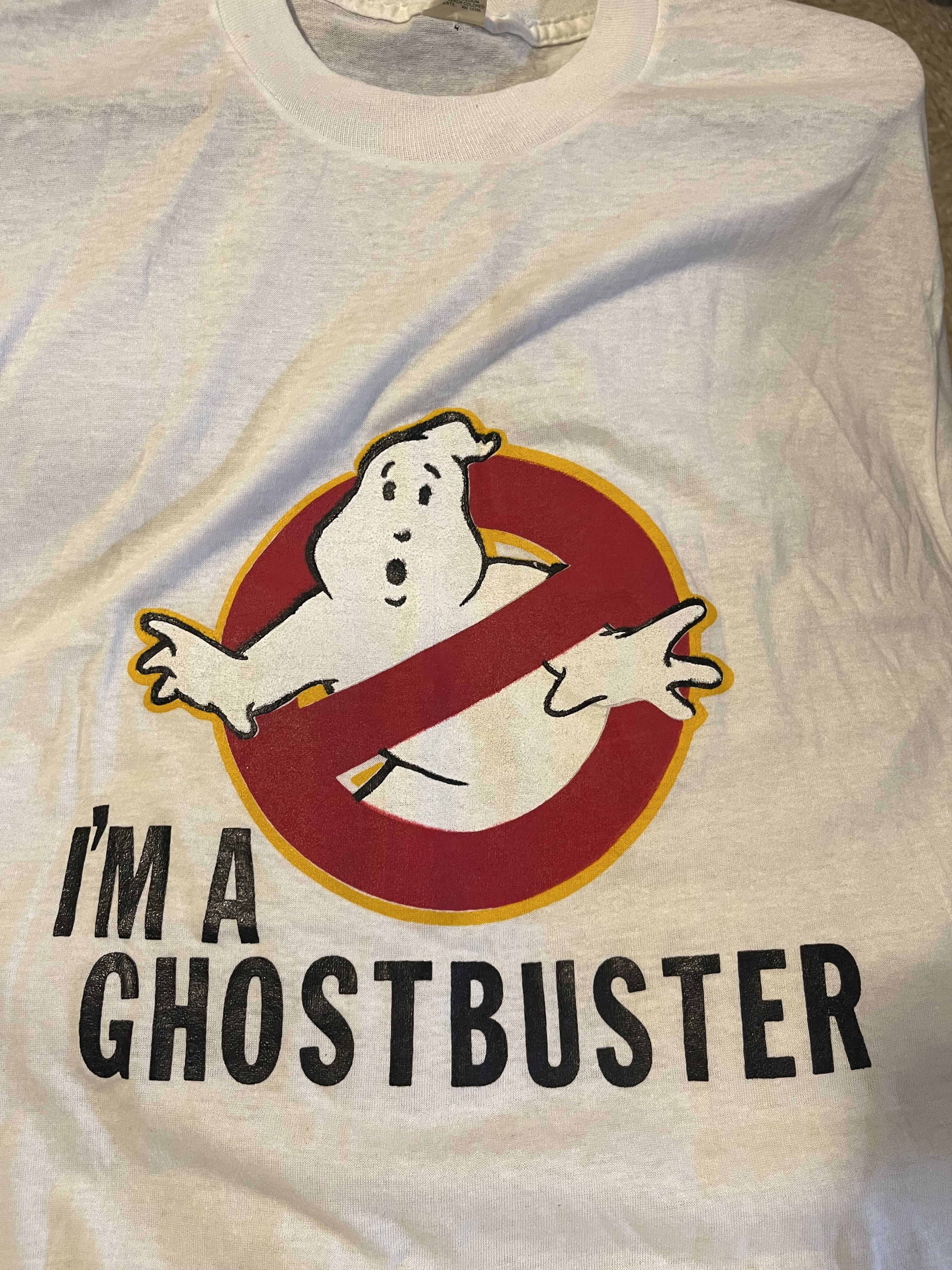 Vintage Vintage 1980s Ghostbusters 50 cotton poly Tee Halloween Size US XL / EU 56 / 4 - 21 Thumbnail