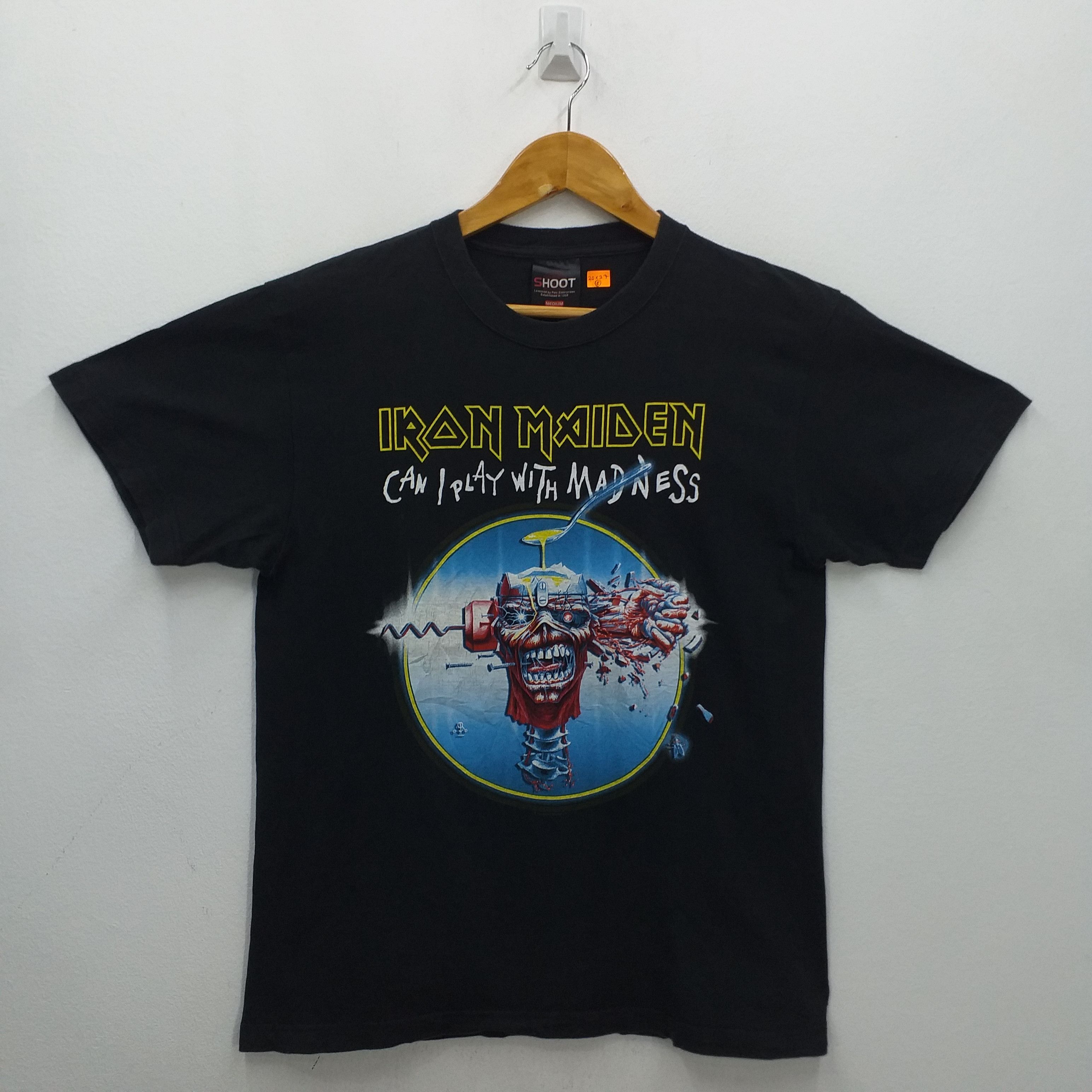 Band Tees Vintage Band Tees Iron Maiden Medium Tshirt -E068 Size US M / EU 48-50 / 2 - 2 Thumbnail