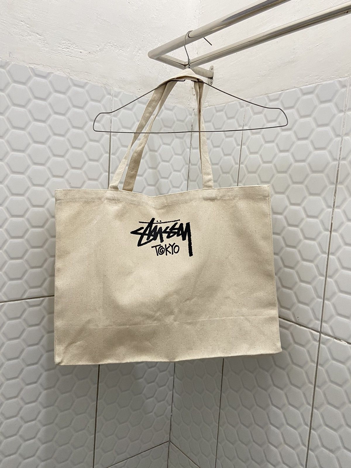 Stussy Needle Punch XL Tote Bag Camo Men's - SS24 - US