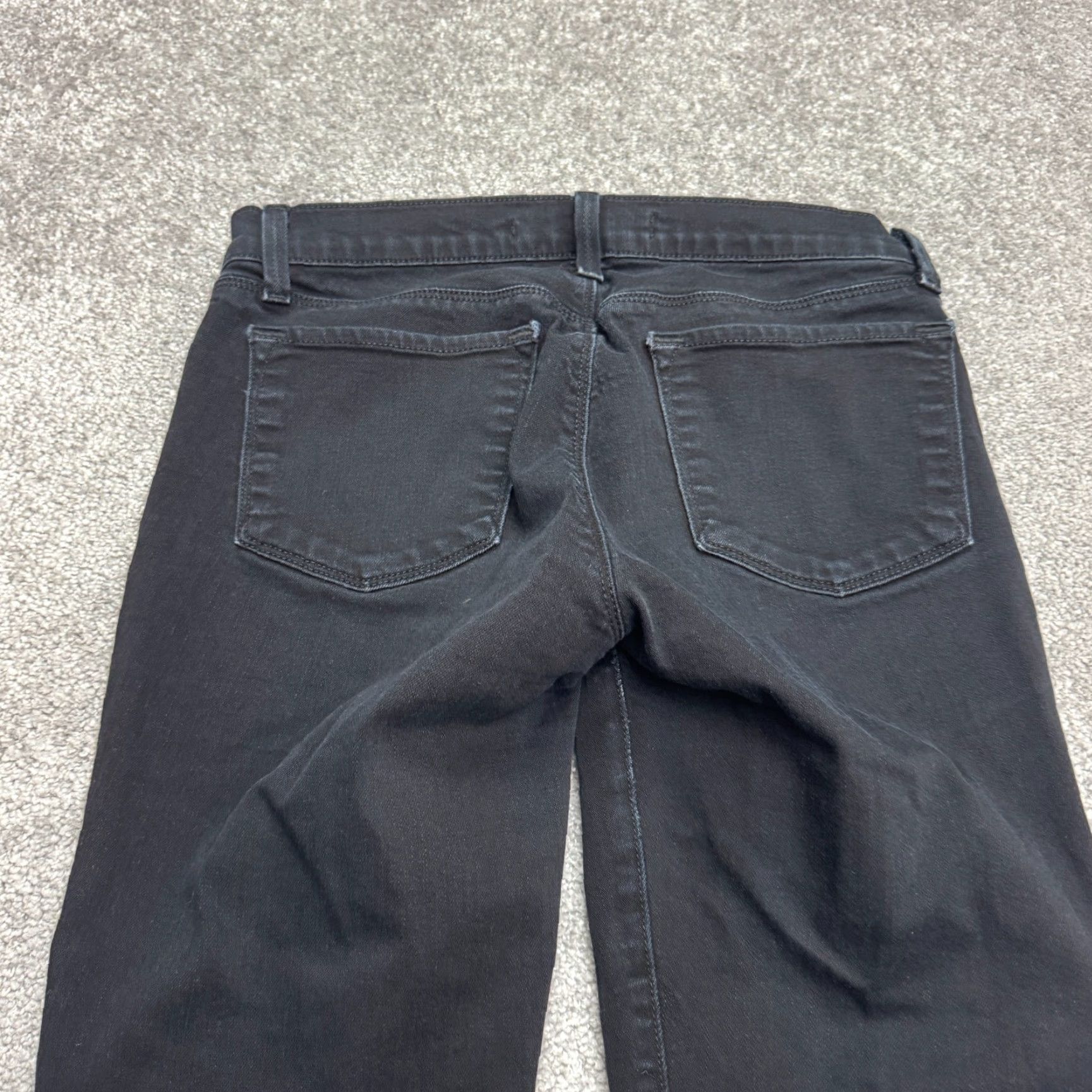 J Brand J Brand 811 Skinny Jeans Womens 28 Shadow Black Mid Rise Stretch Denim 5-Pocket Design Button Zip Inseam 28 Size 28" / US 6 / IT 42 - 7 Thumbnail