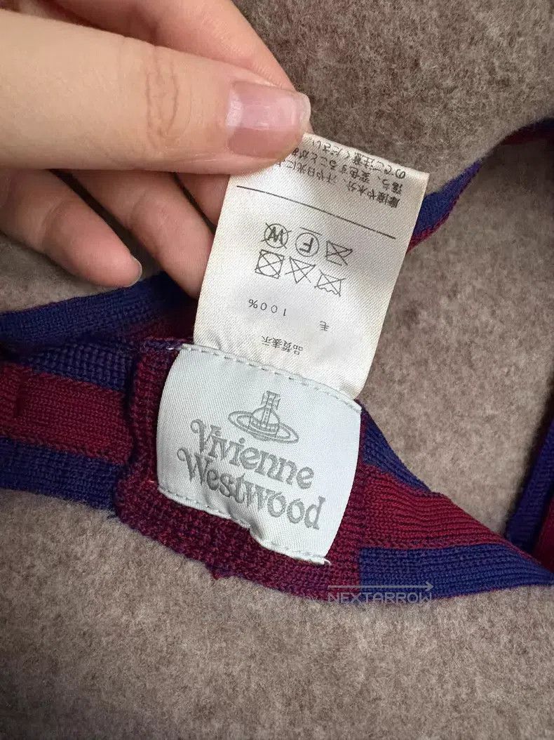 Vivienne Westwood Vivienne Westwood Used Beige Saturn Beret Size ONE SIZE - 6 Thumbnail